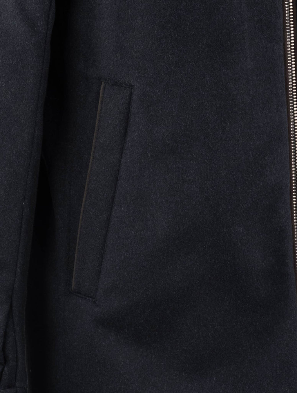 MooRER Blue Brown Cashmere Goat Sheepskin Coat