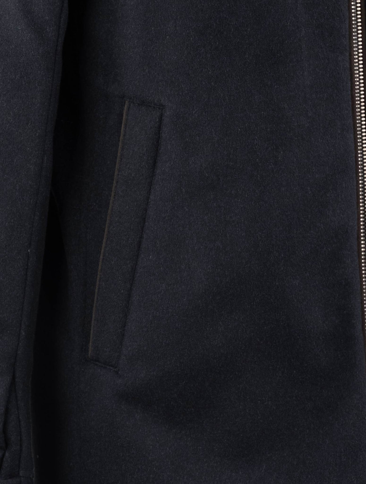 MooRER Blue Brown Cashmere Goat Sheepskin Coat