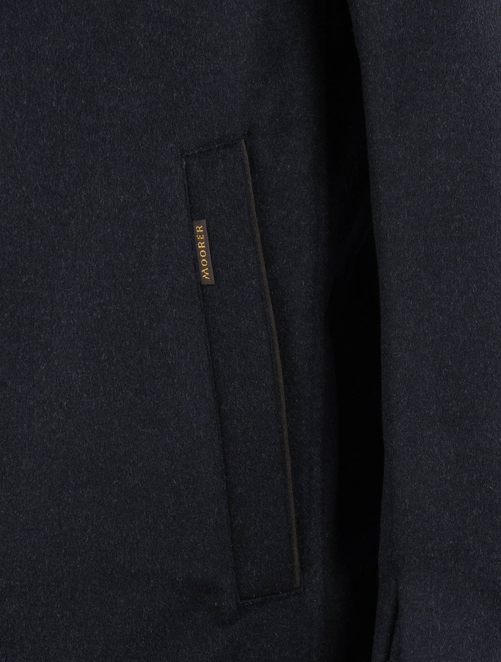 MooRER Blue Brown Cashmere Goat Sheepskin Coat