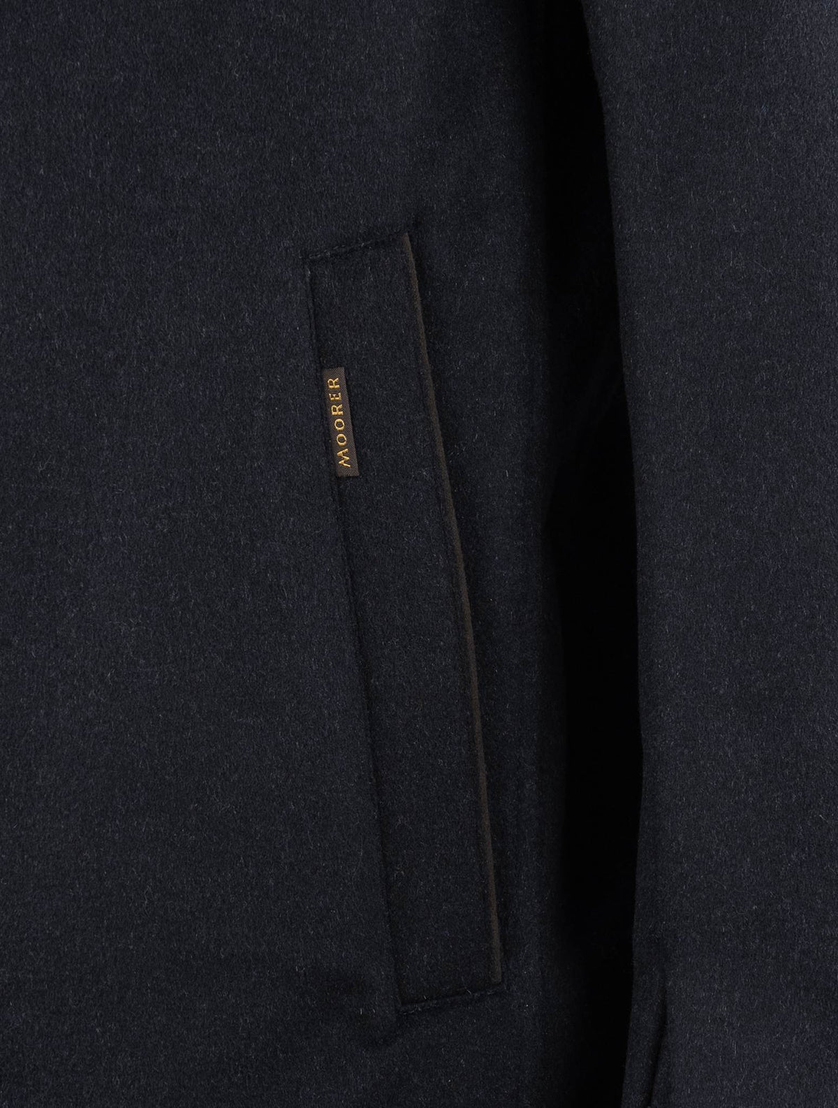 MooRER Blue Brown Cashmere Goat Sheepskin Coat