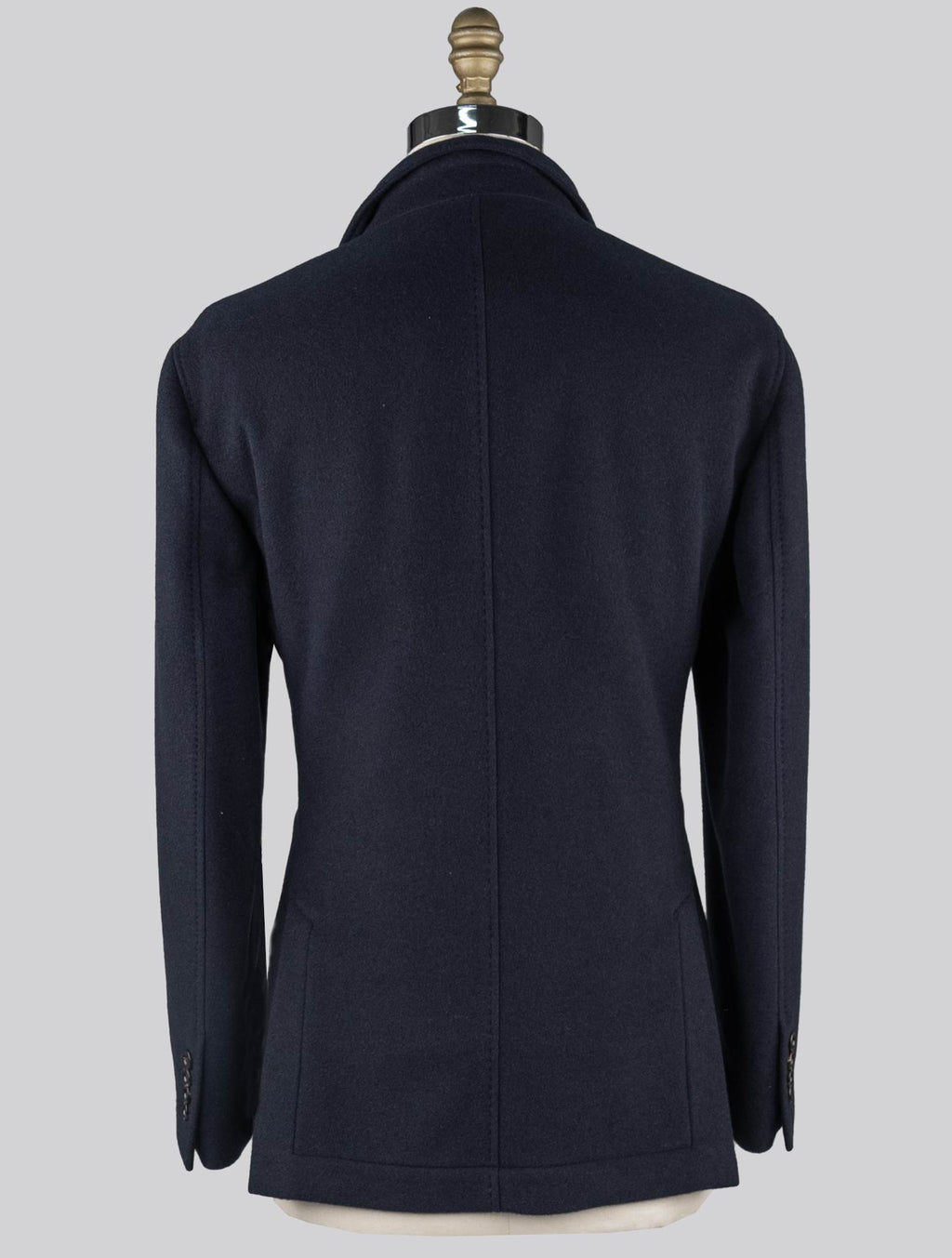 Brunello Cucinelli Blue Cashmere Coat