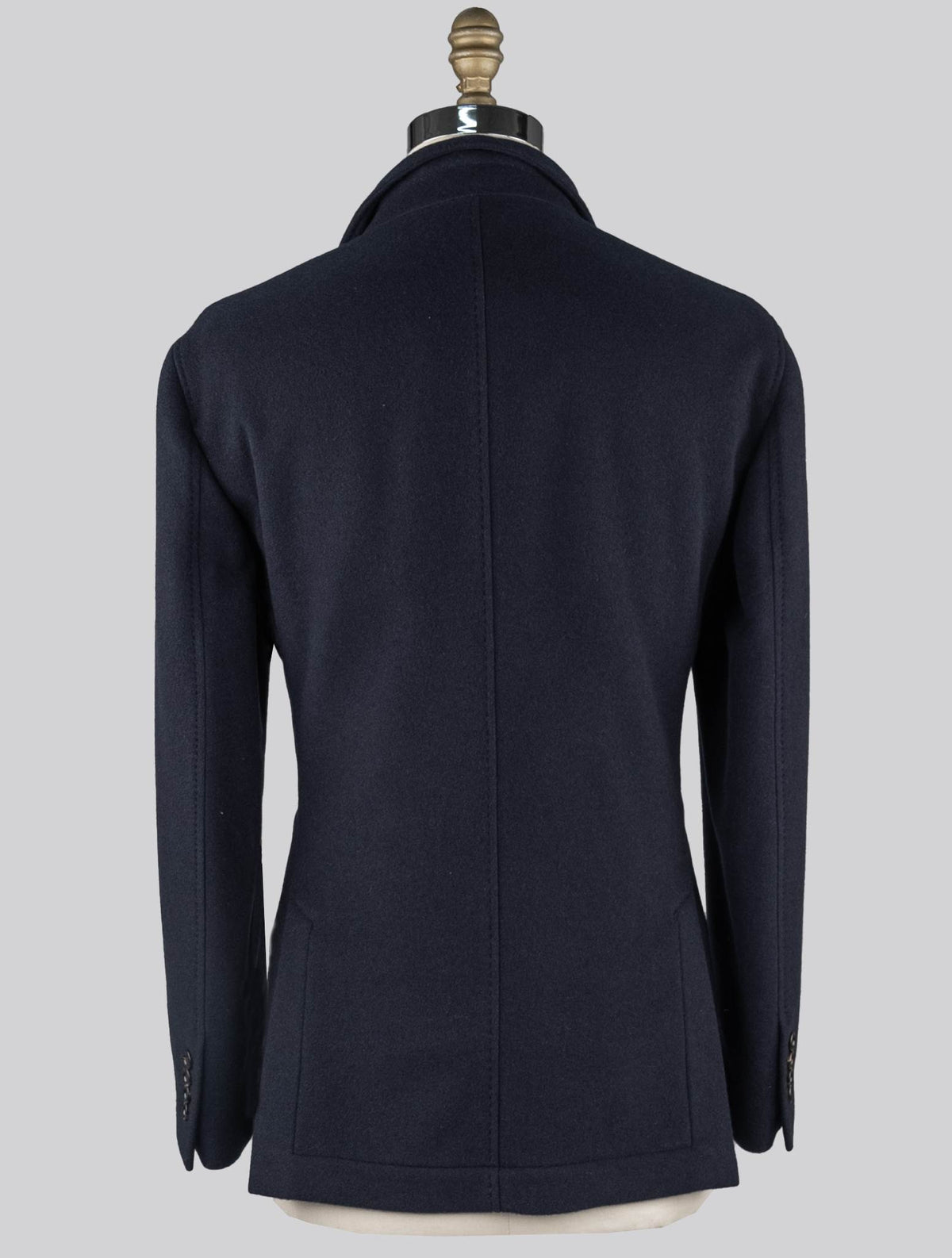 Brunello Cucinelli Blue Cashmere Coat