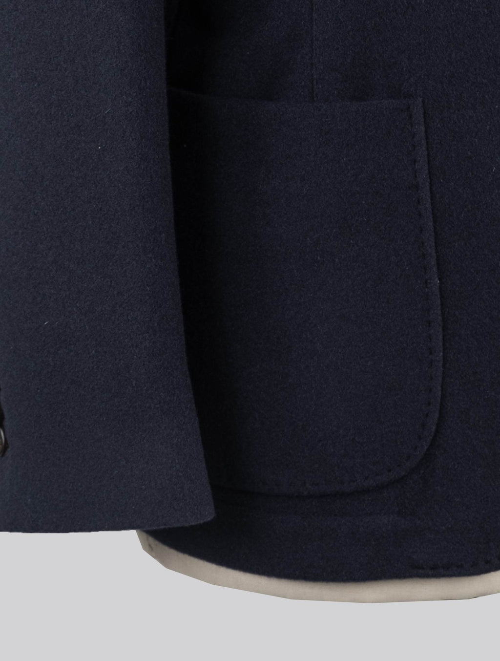 Brunello Cucinelli Blue Cashmere Coat