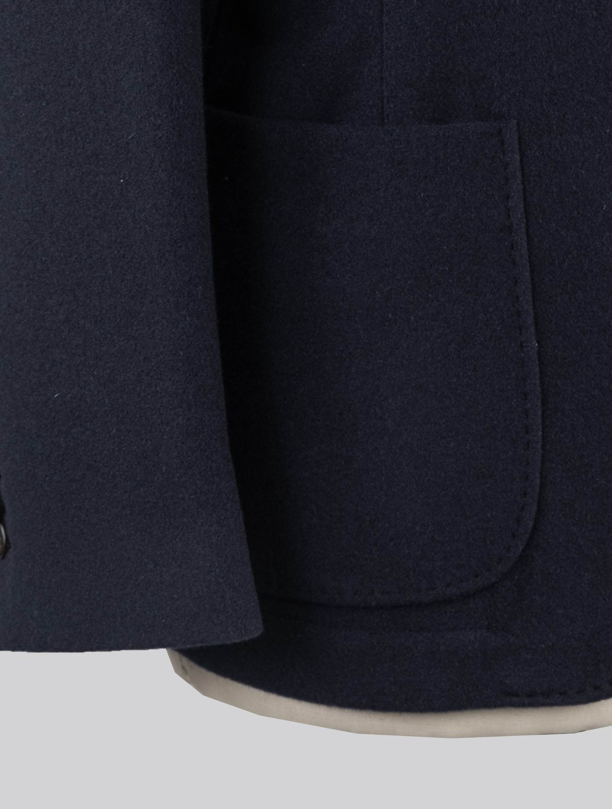 Brunello Cucinelli Blue Cashmere Coat