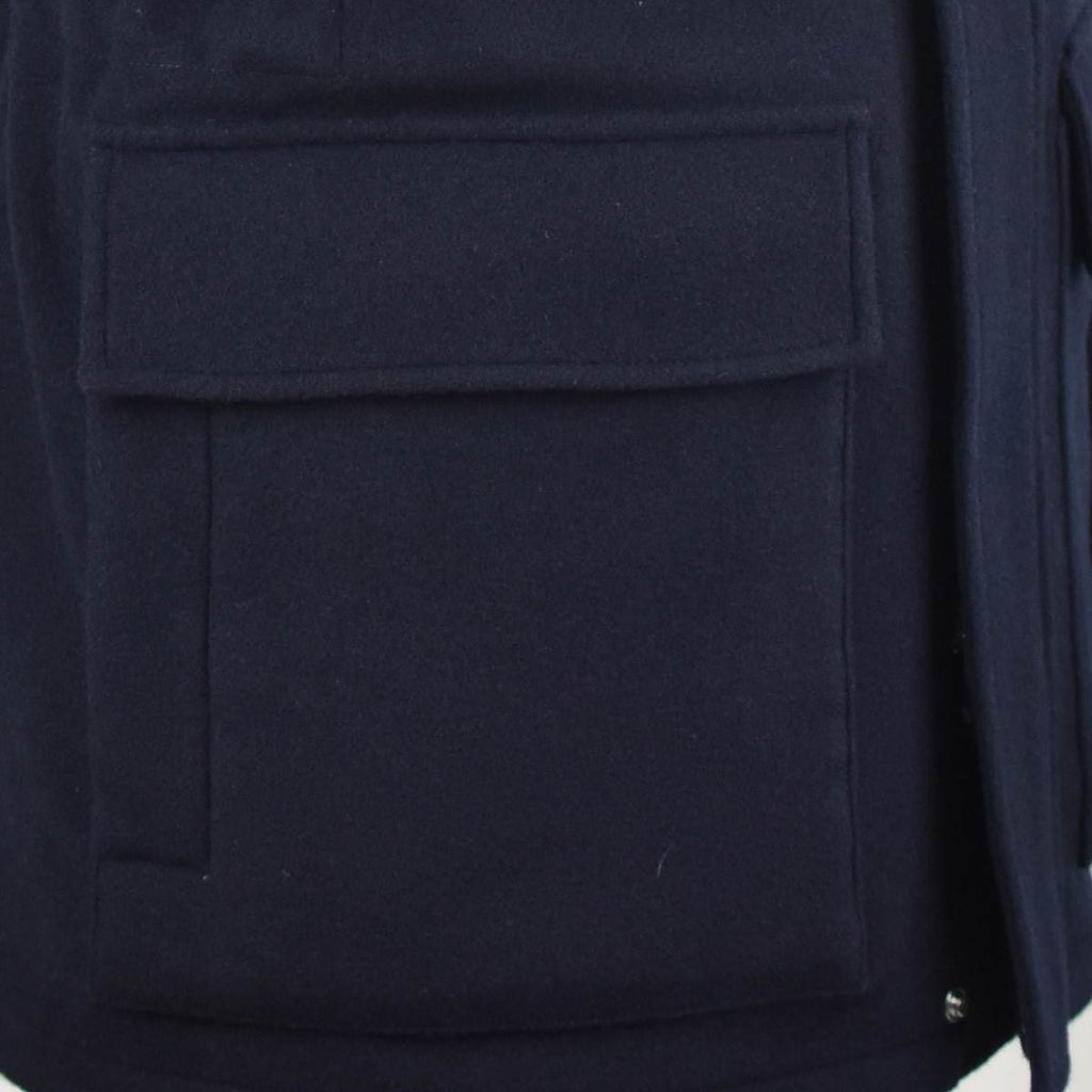 Brunello Cucinelli Blue Cashmere Coat