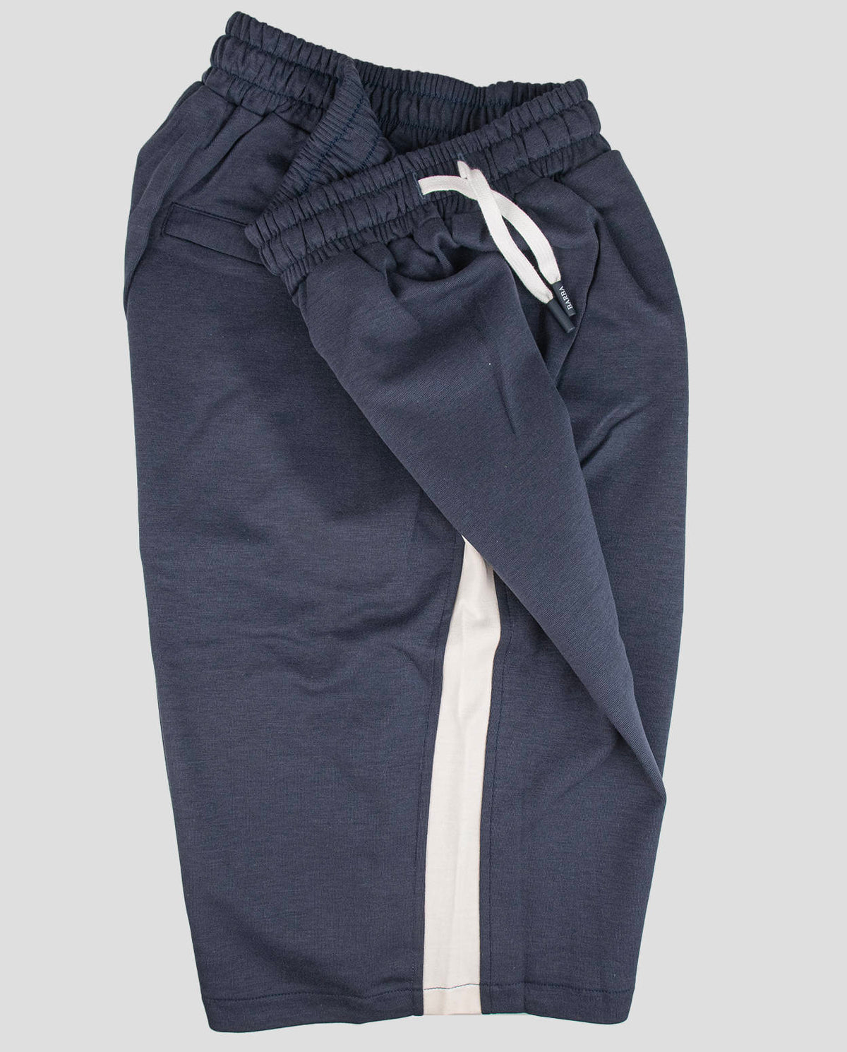 Barba Napoli Barba Napoli Blue White Cotton Pa Short Pants Blue / White 001