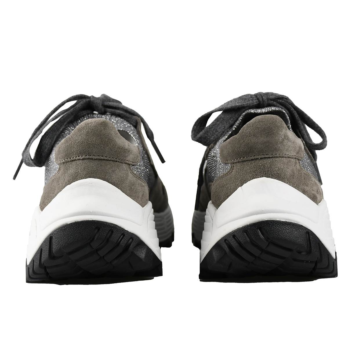 Brunello Cucinelli Multicolor Leather Suede Pm Sneakers