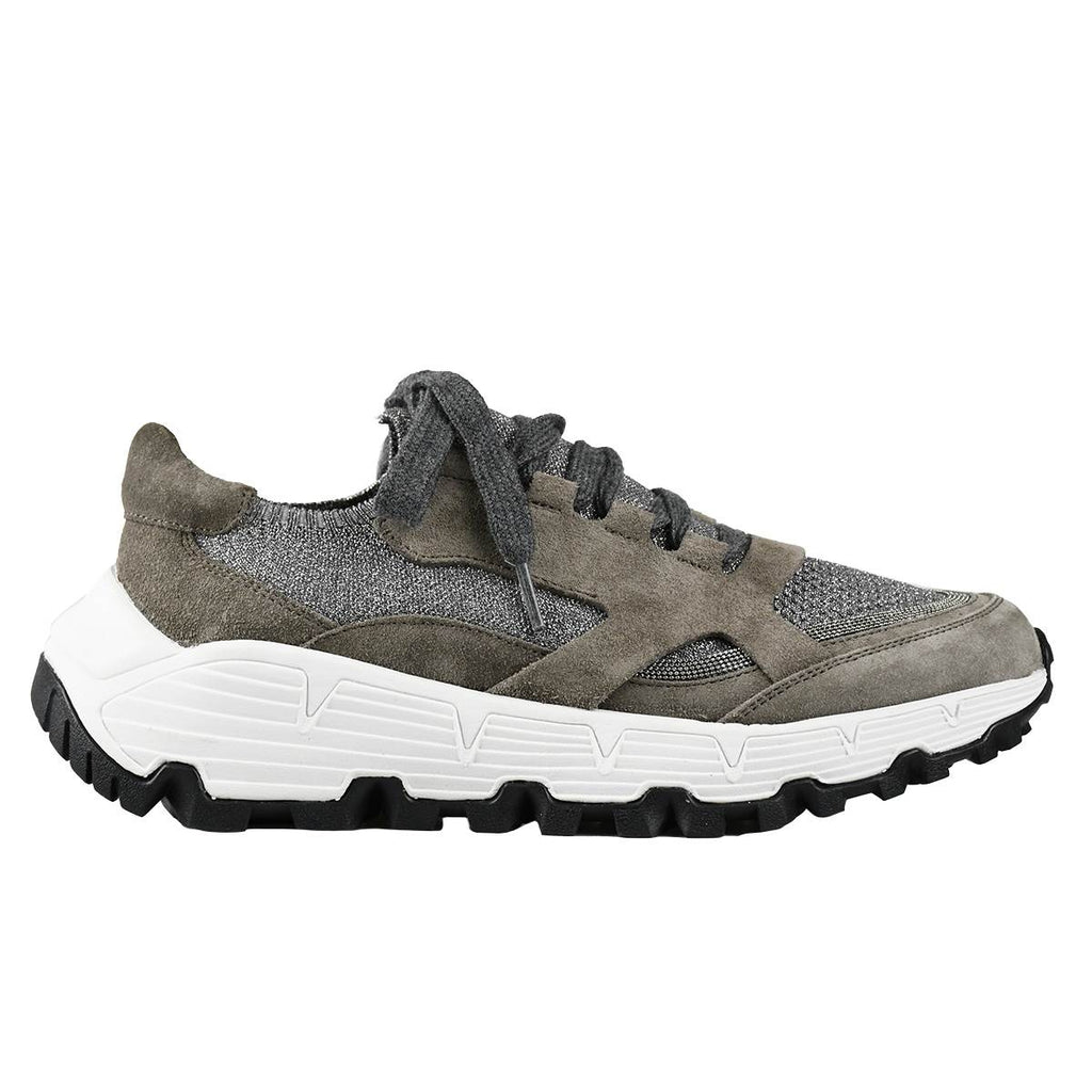 Brunello Cucinelli Multicolor Leather Suede Pm Sneakers