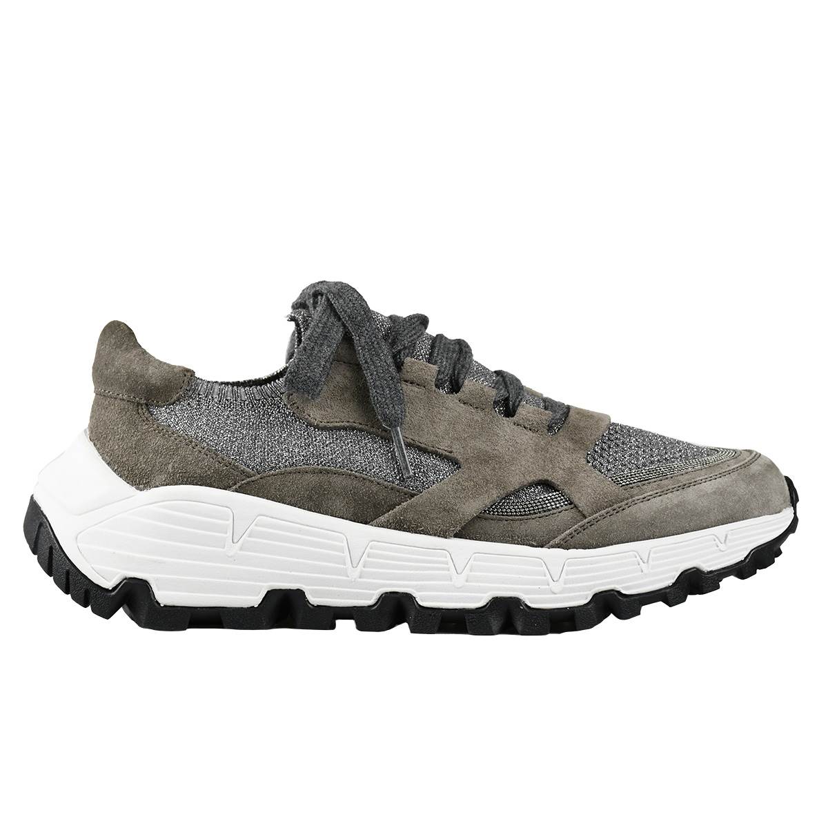 Brunello Cucinelli Multicolor Leather Suede Pm Sneakers