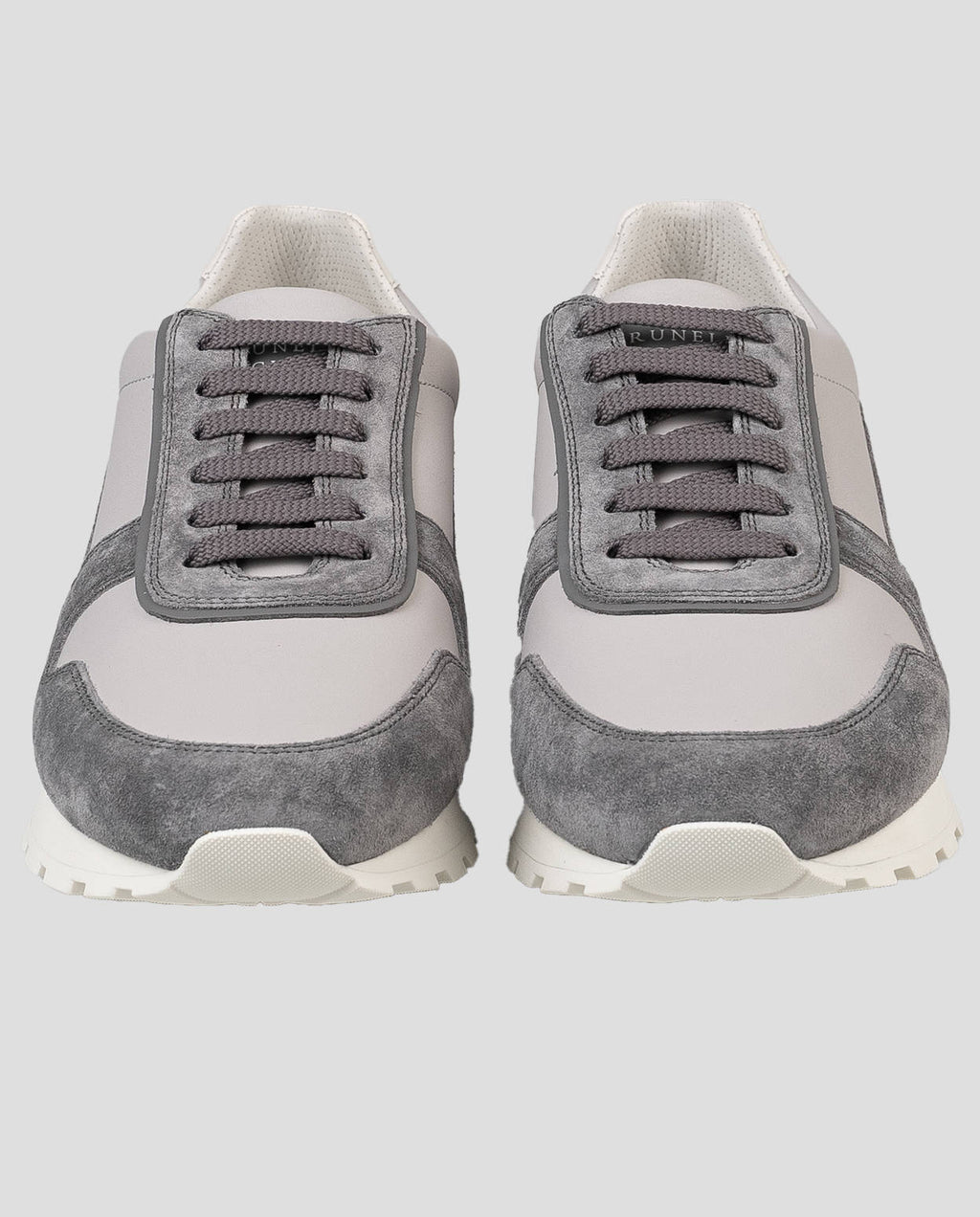 Brunello Cucinelli Brunello Cucinelli Gray Leather Sneakers Gray 001