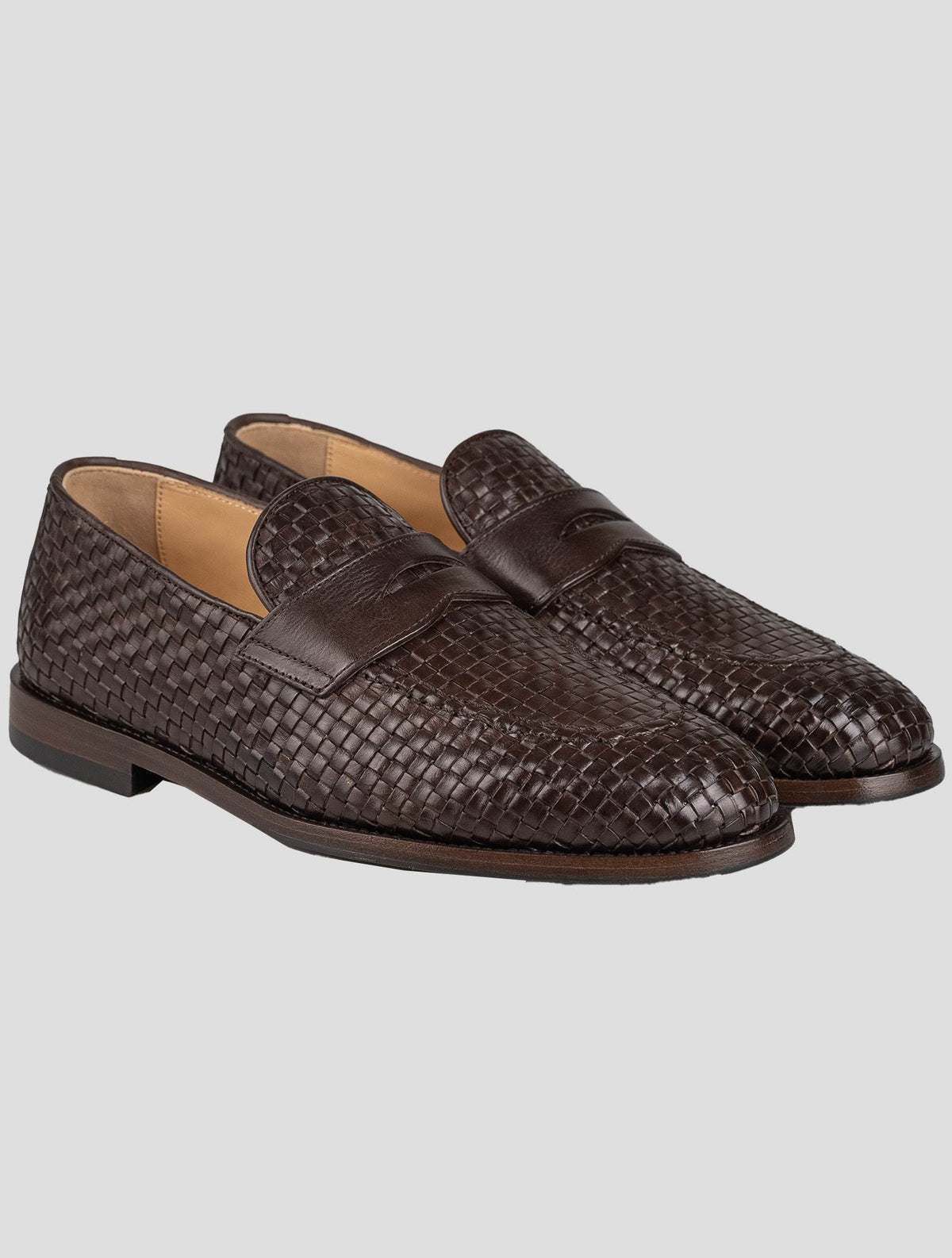 Brunello Cucinelli Brunello Cucinelli Dark Brown Leather Loafers Dark Brown 000