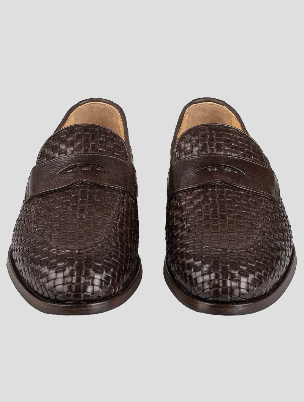 Brunello Cucinelli Brunello Cucinelli Dark Brown Leather Loafers Dark Brown 001