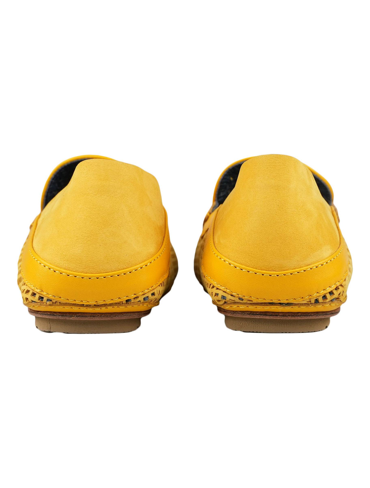 Zilli Yellow Leather Loafers