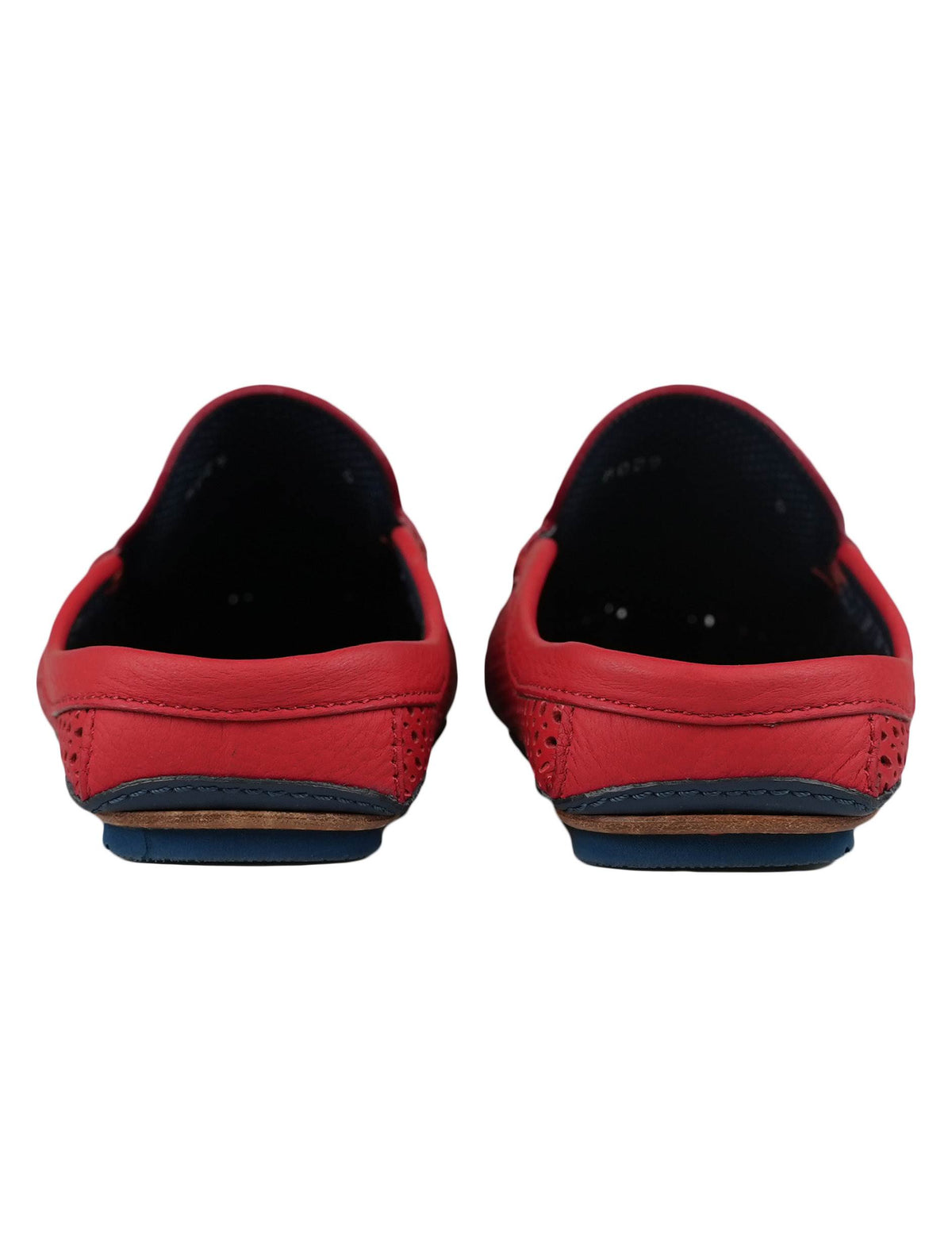 Zilli Red Leather Deer Slippers