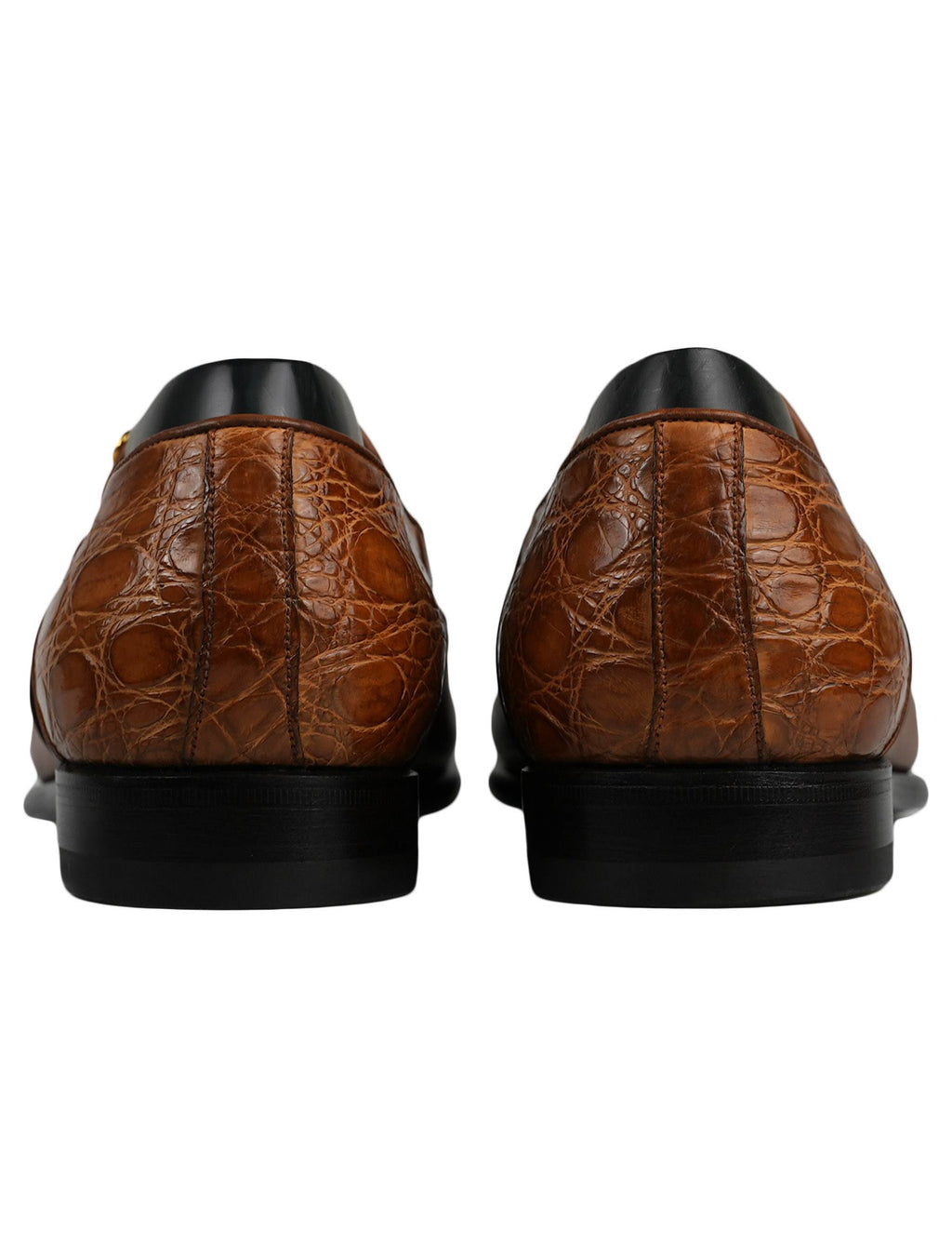 Zilli Brown Leather Leather Crocodile Loafers