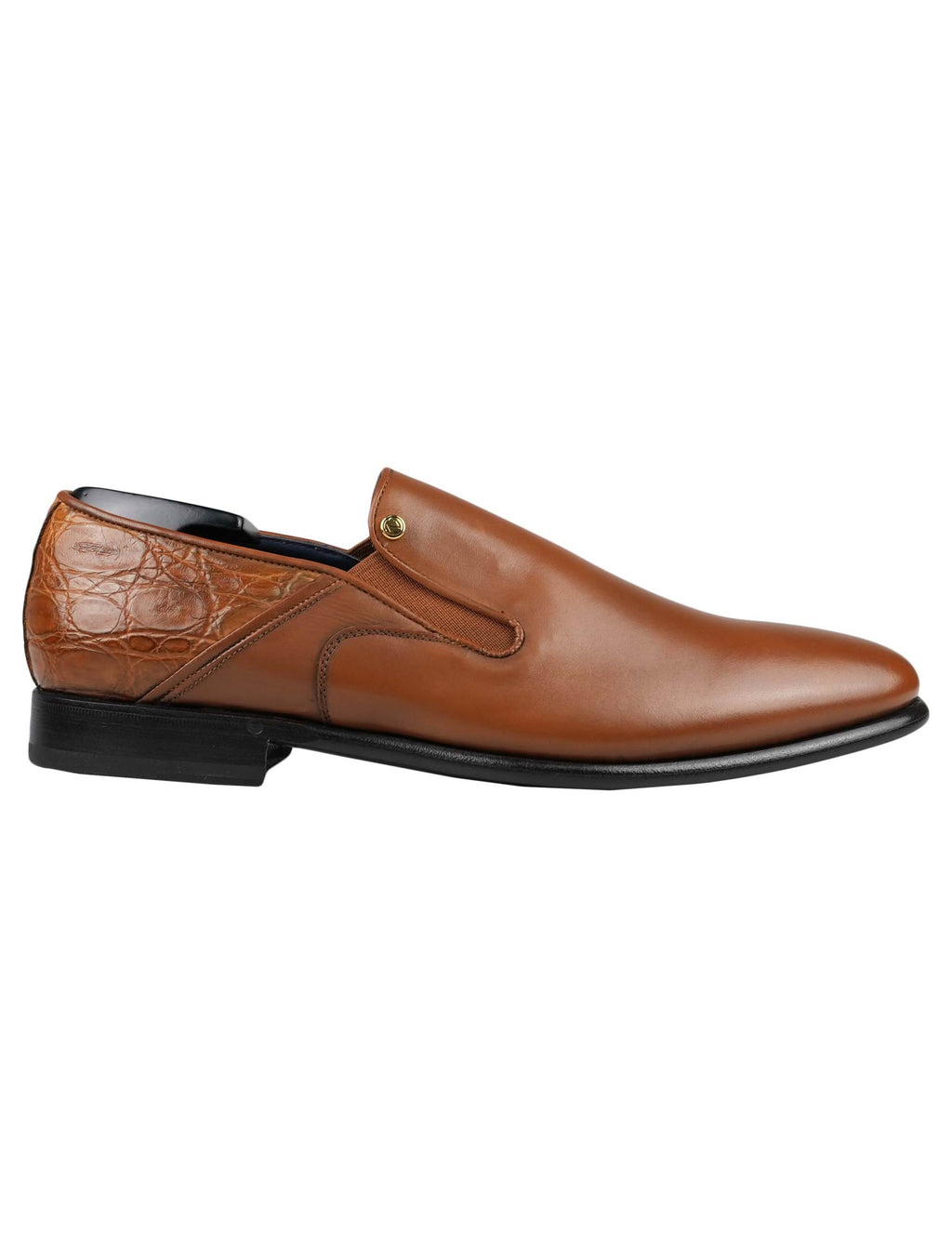 Zilli Brown Leather Leather Crocodile Loafers