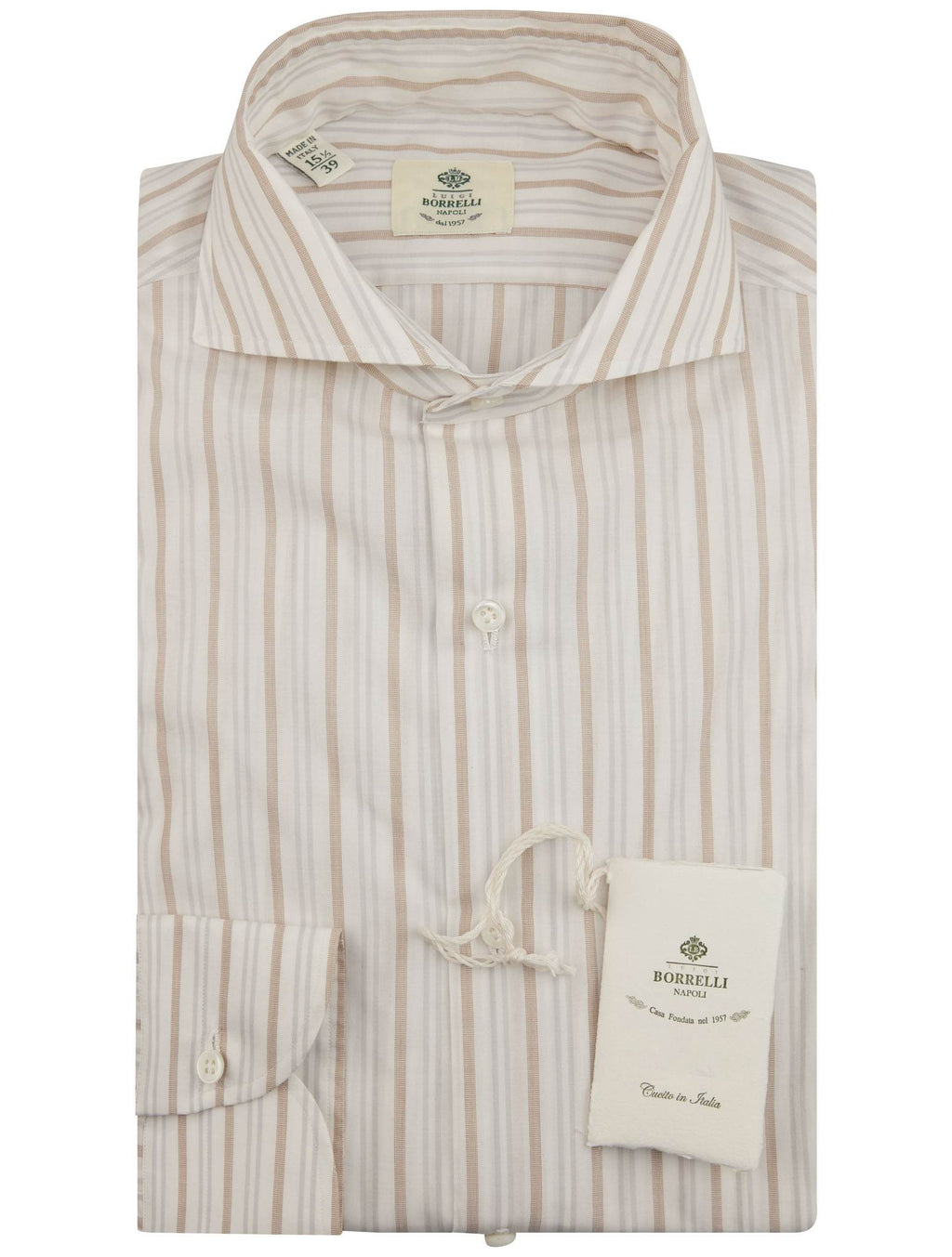 Luigi Borrelli Multicolor Cotton Shirt