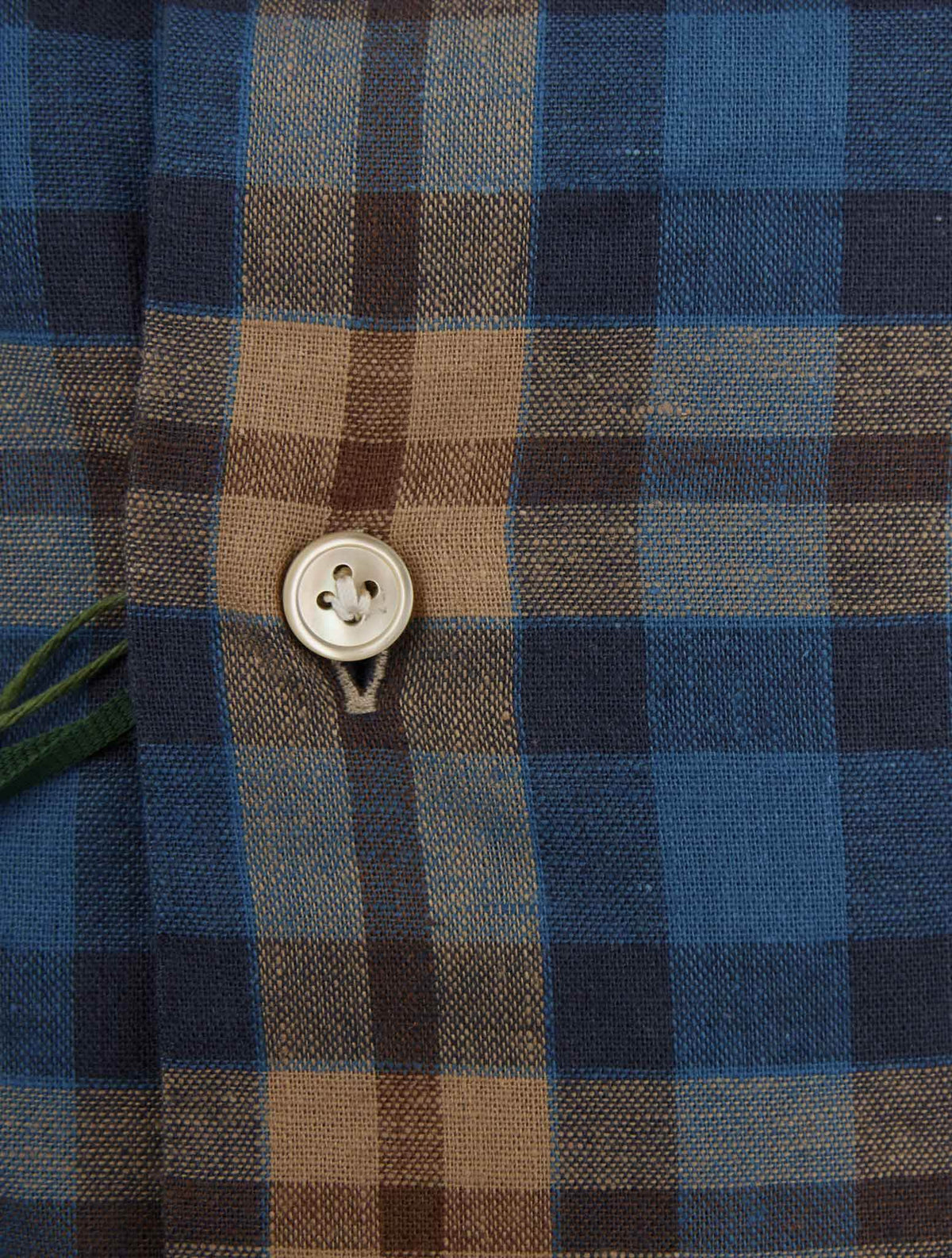 Luigi Borrelli Multicolor Cotton Linen Shirt
