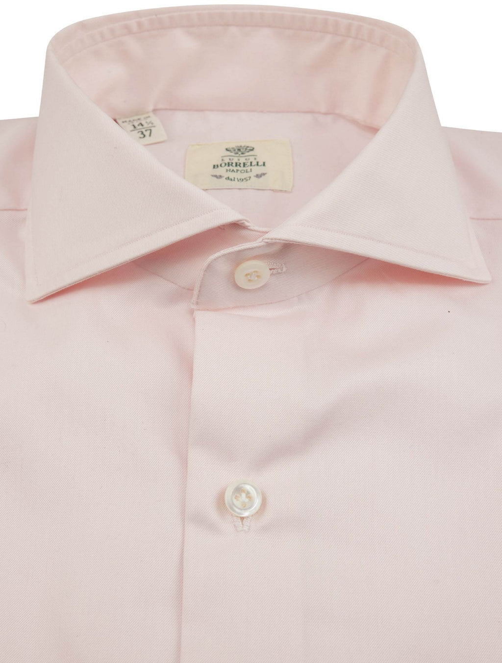 Luigi Borrelli Luigi Borrelli Pink Cotton Shirt Pink 001