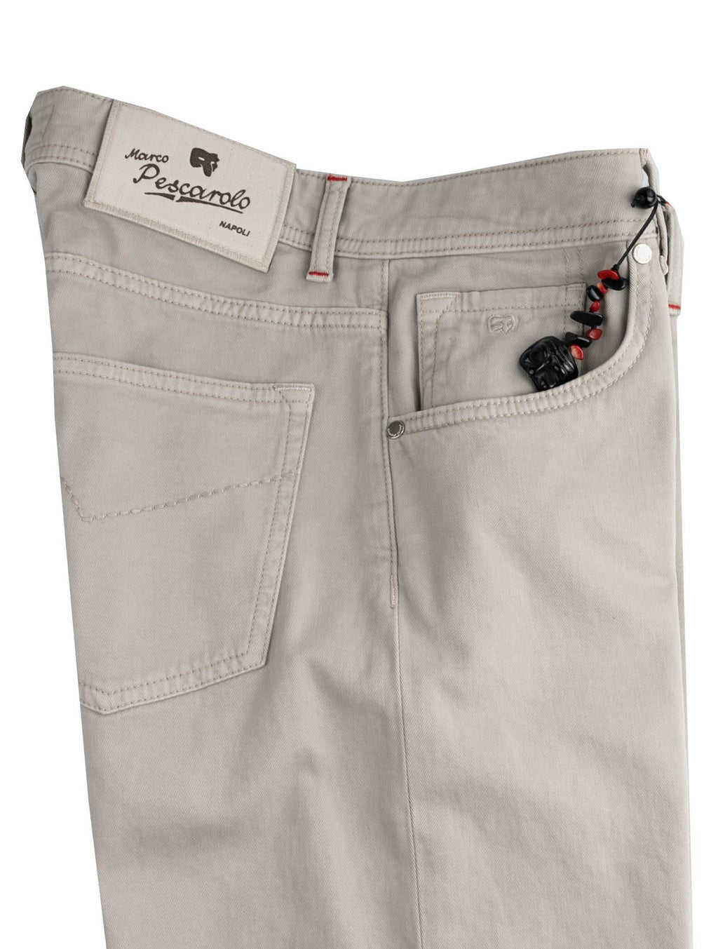 Marco Pescarolo Gray Cotton Cashmere Ea Jeans