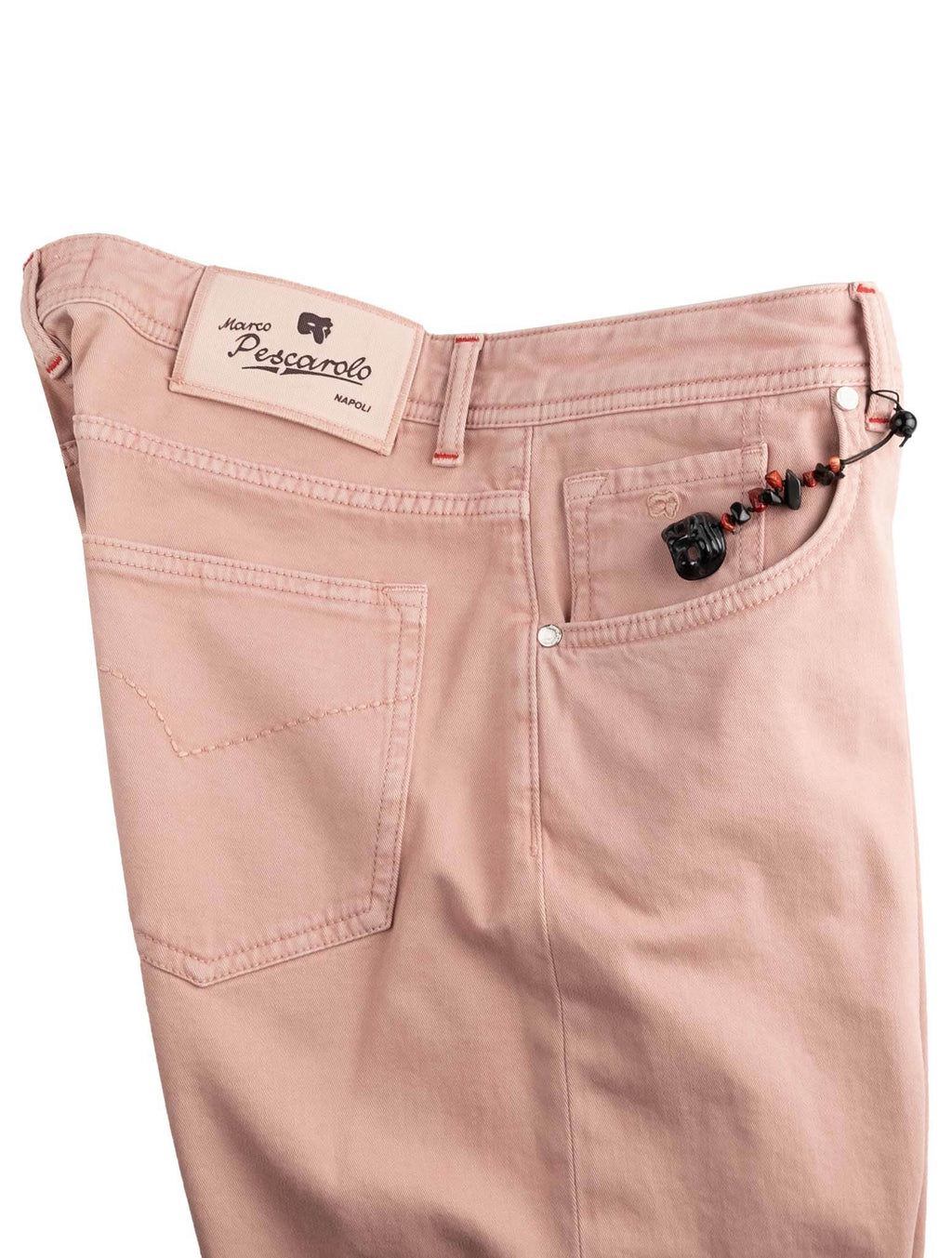 Marco Pescarolo Pink Cotton Cashmere Ea Jeans