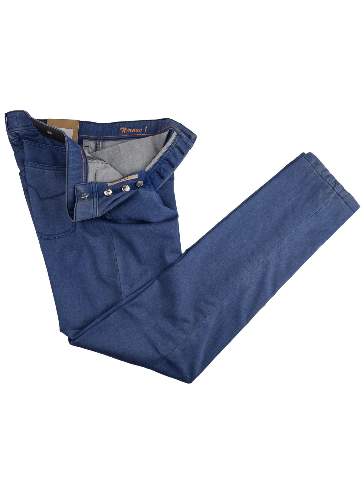 Marco Pescarolo Marco Pescarolo Blue Virgin Wool Jeans Blue 001