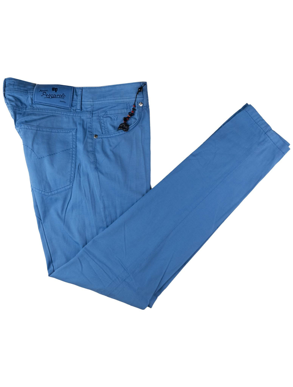 Marco Pescarolo Marco Pescarolo Blue Cotton Silk Ea Jeans Blue 000