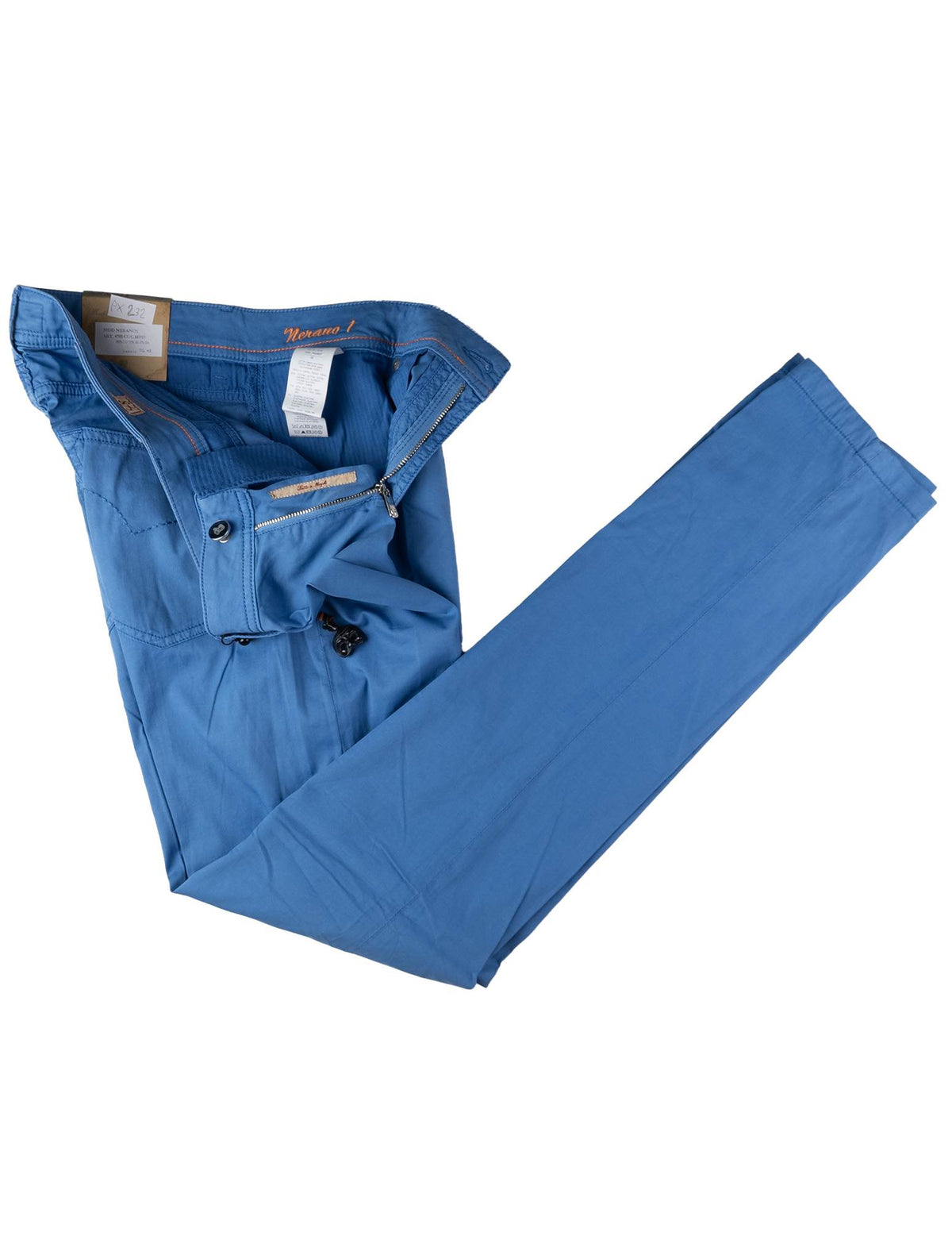 Marco Pescarolo Marco Pescarolo Blue Cotton Silk Ea Jeans Blue 001