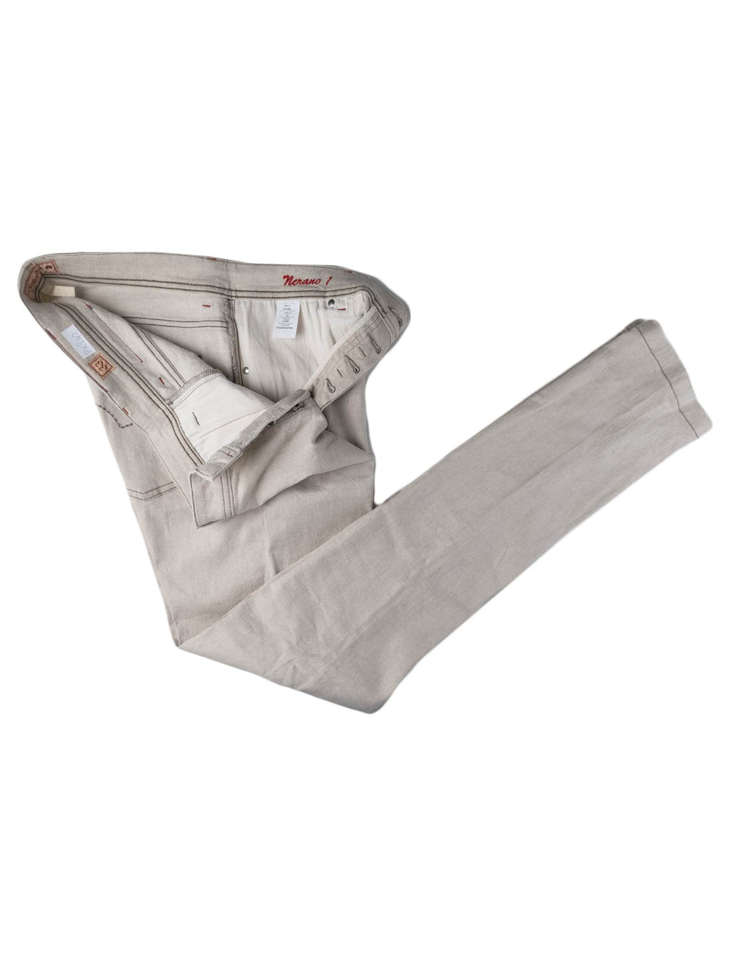 Marco Pescarolo Marco Pescarolo Beige Linen Cotton Ea Jeans Beige 001