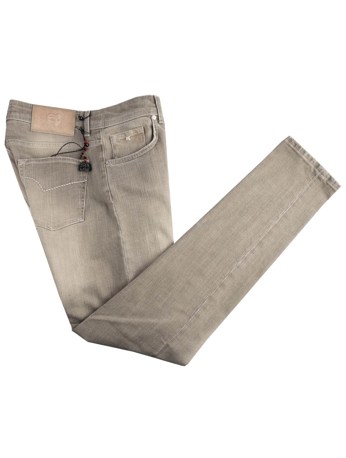 Marco Pescarolo Light Brown Cotton Pa Jeans