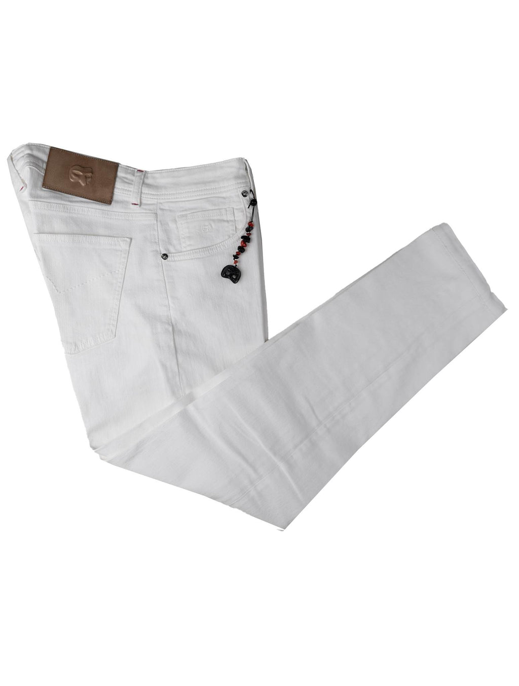 Marco Pescarolo White Cotton Ea Jeans