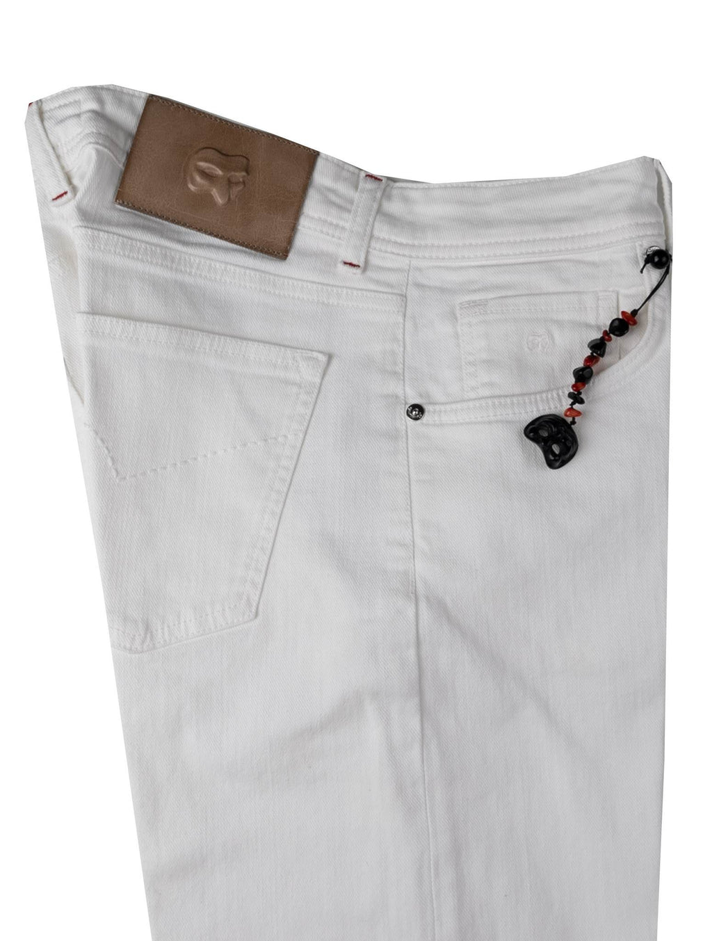 Marco Pescarolo White Cotton Ea Jeans