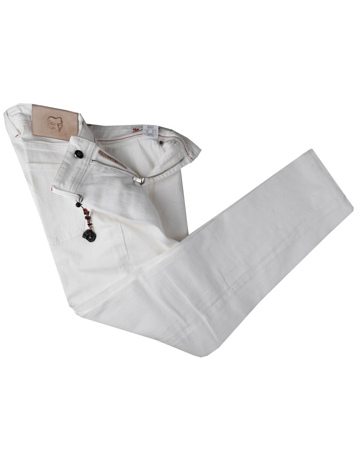 Marco Pescarolo White Cotton Ea Jeans