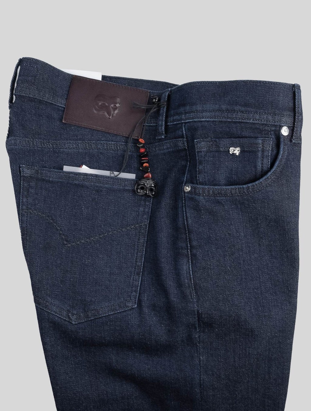 Marco Pescarolo Dark Blue Cotton Cashmere Ea Jeans