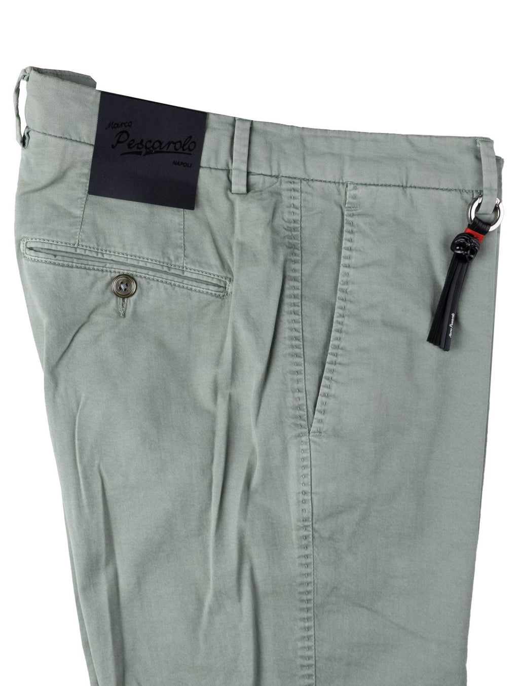 Marco Pescarolo Green Cotton Cashmere Silk Ea Pants