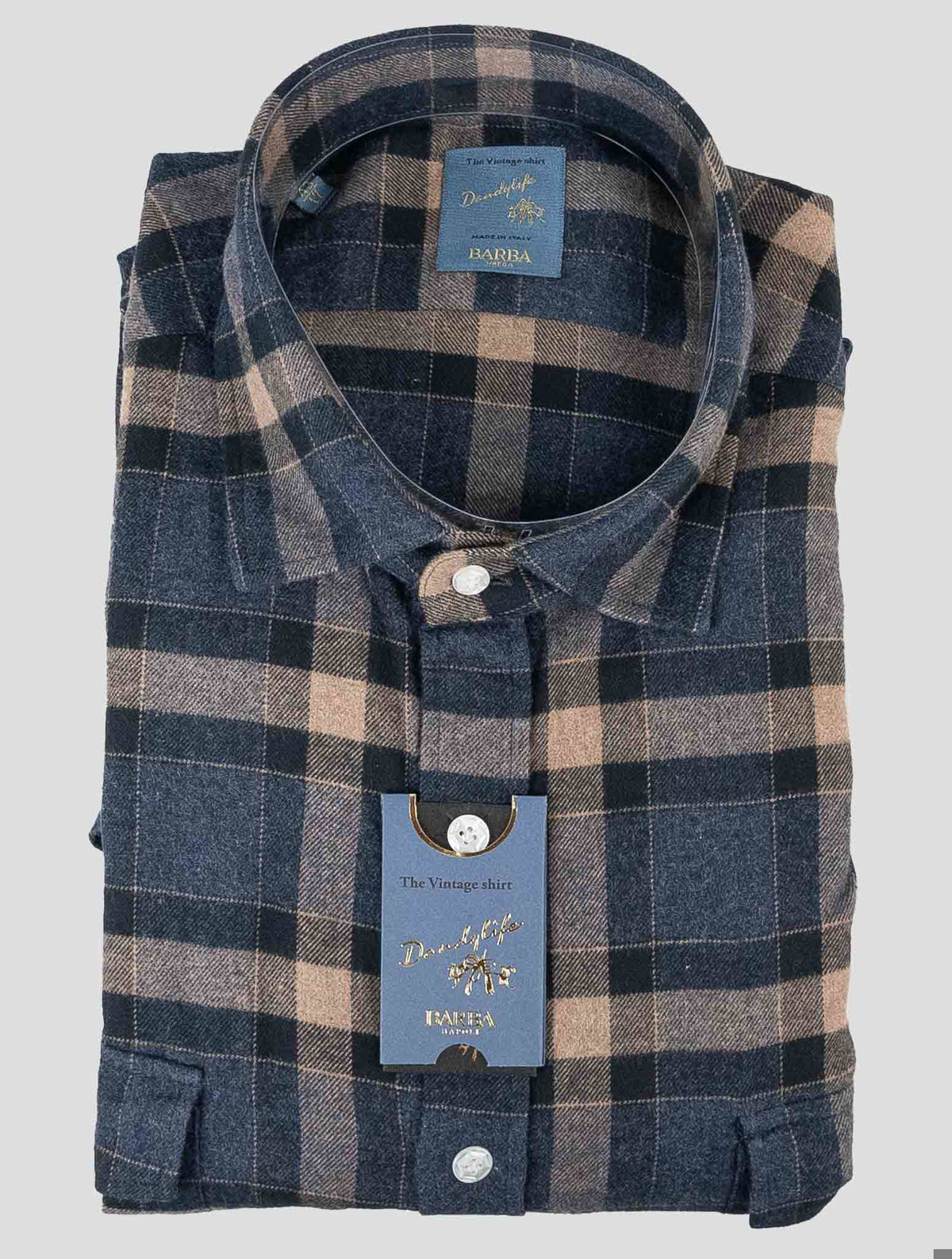 Barba Napoli Multicolor Cotton Shirt