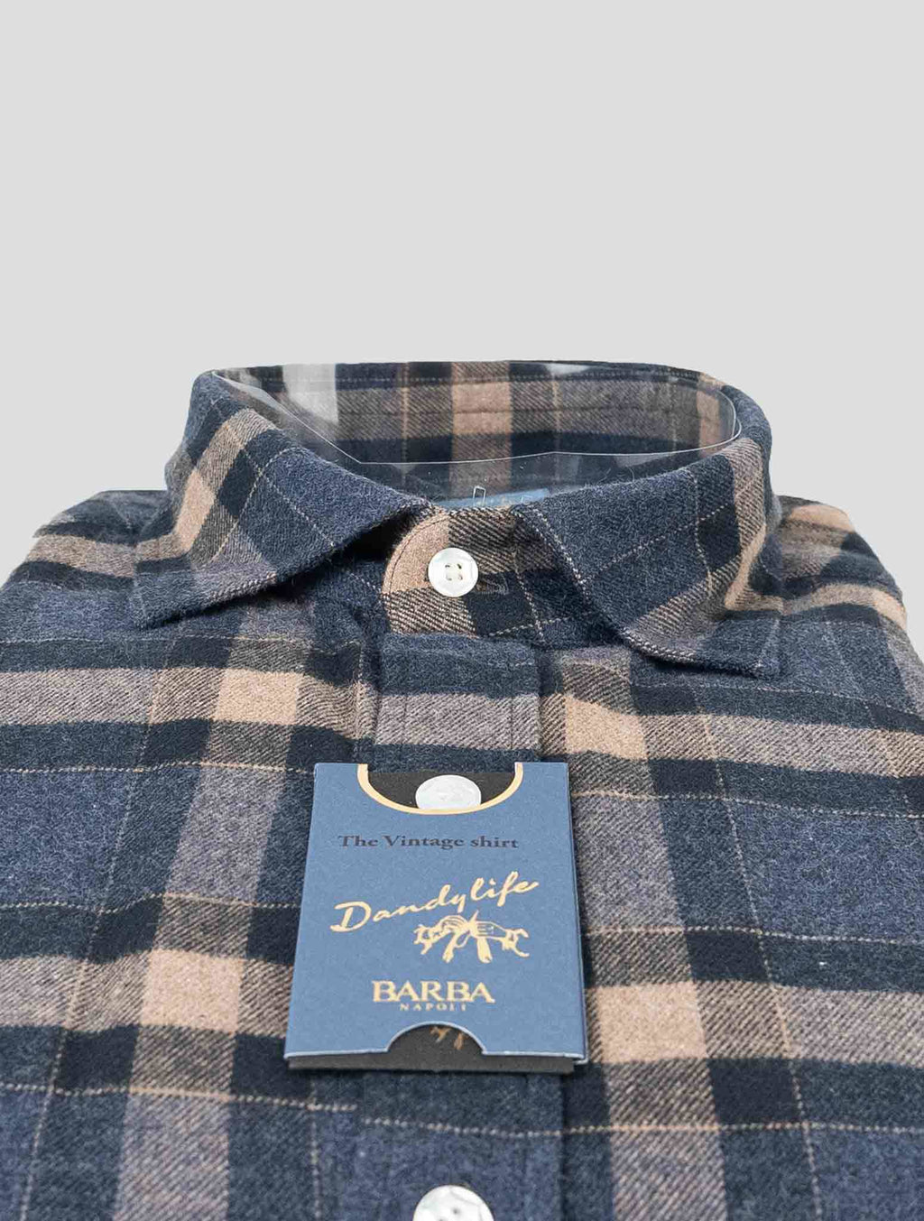 Barba Napoli Barba Napoli Multicolor Cotton Shirt Multicolor 001