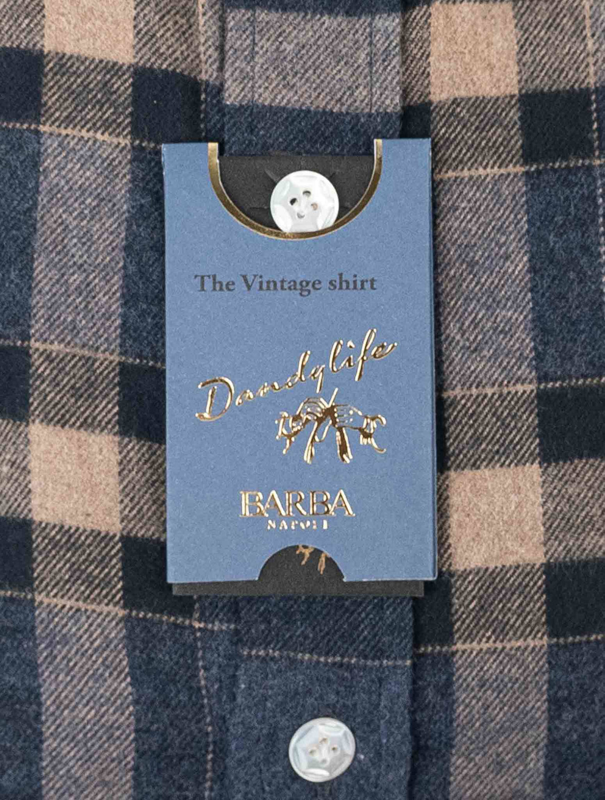 Barba Napoli Multicolor Cotton Shirt