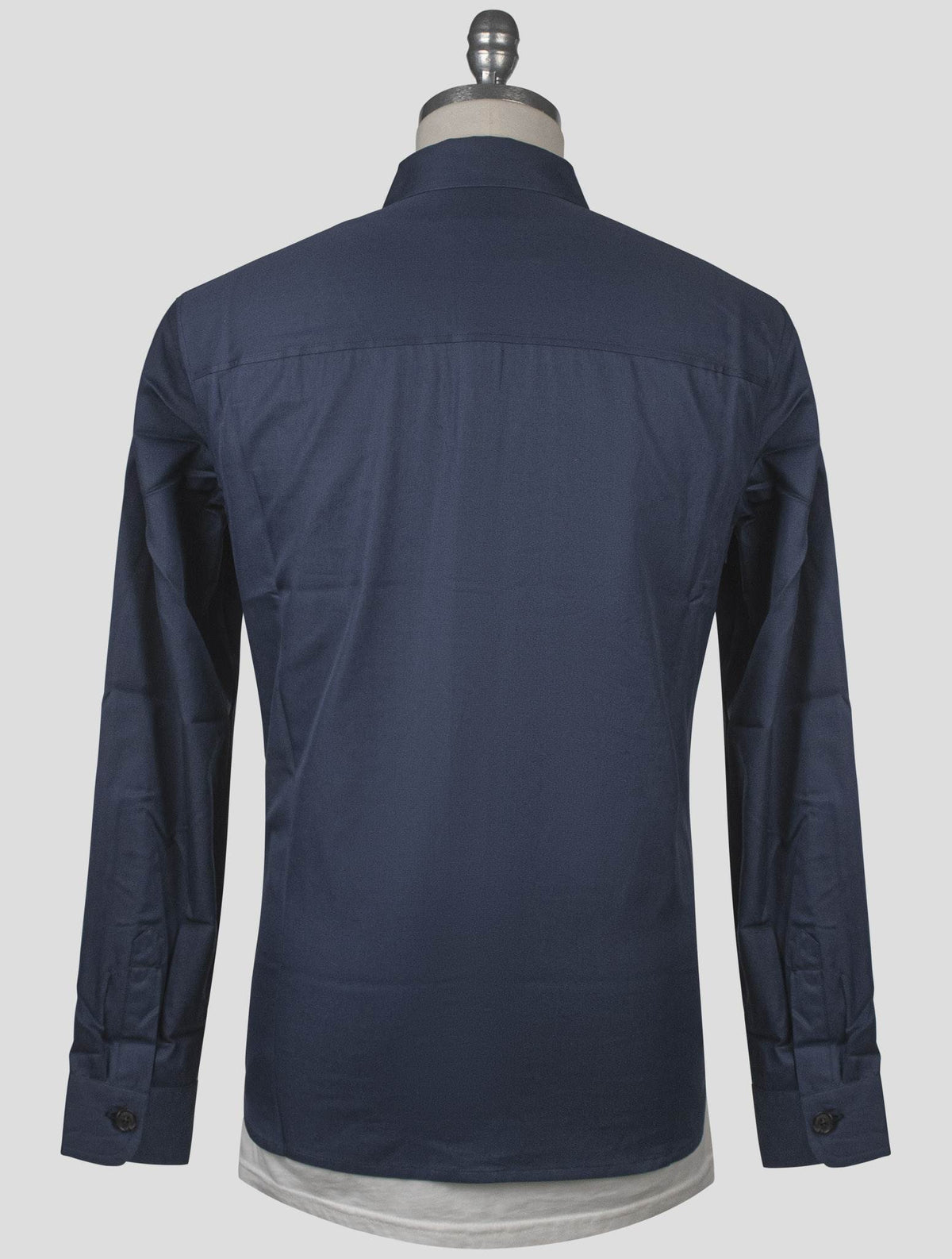 Isaia Blue Cotton Overshirt