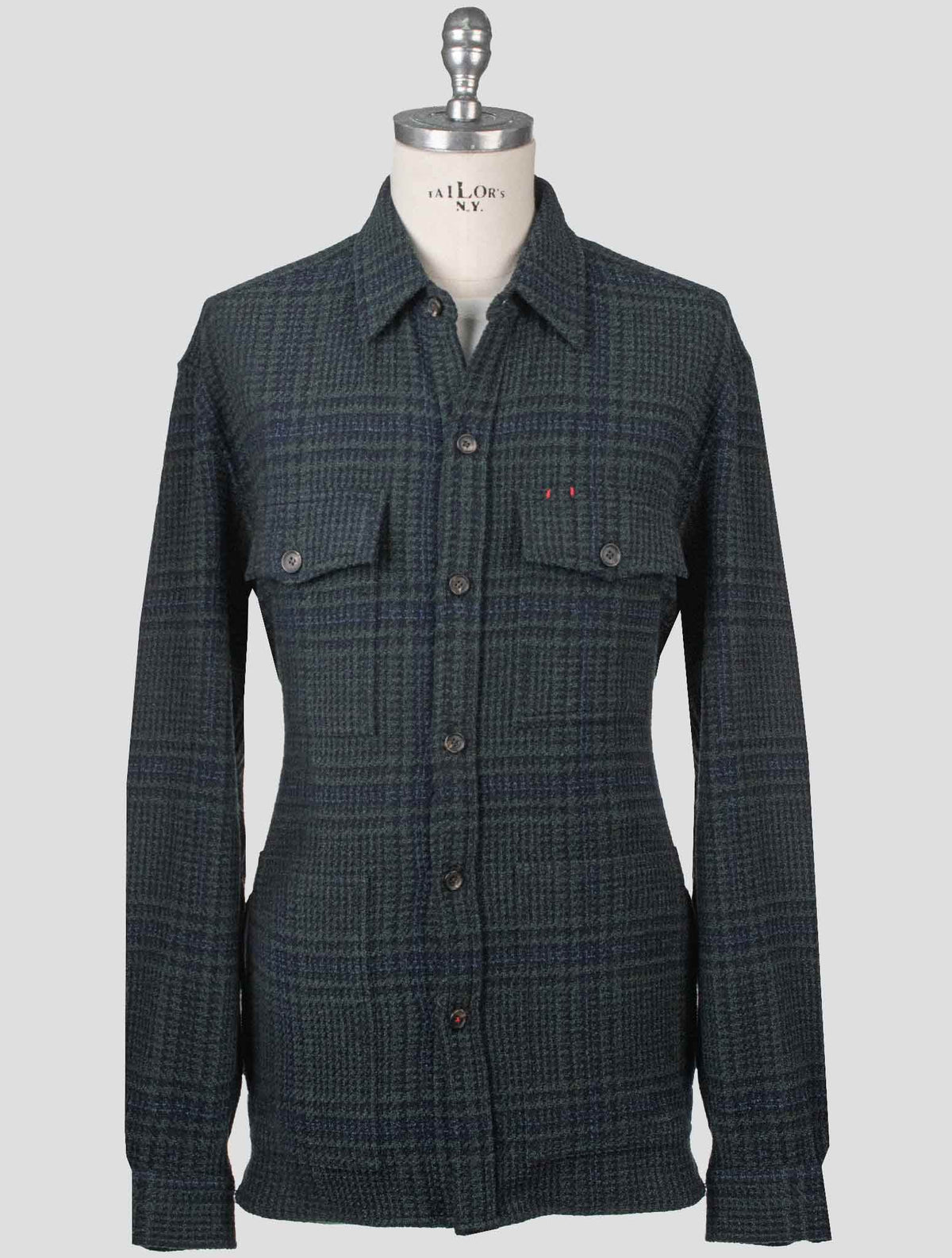 Isaia Multicolor Wool Silk Ea Overshirt