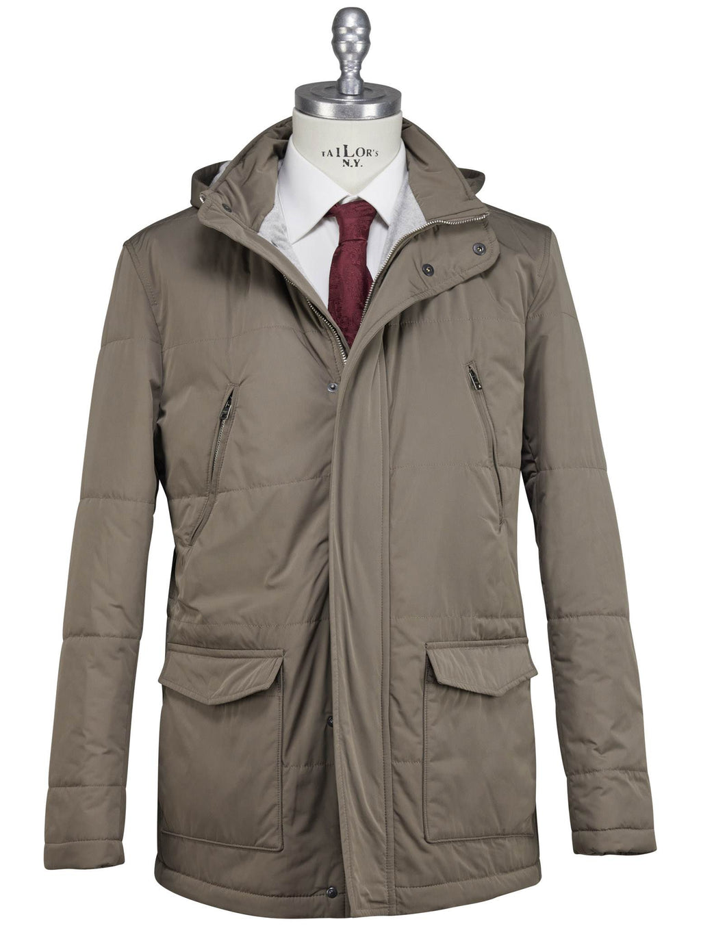 Luigi Borrelli Brown Pl Coat