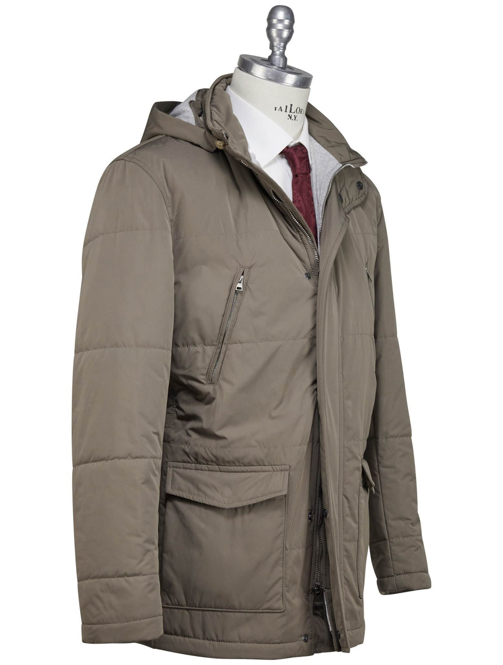 Luigi Borrelli Luigi Borrelli Brown Pl Coat Brown 001