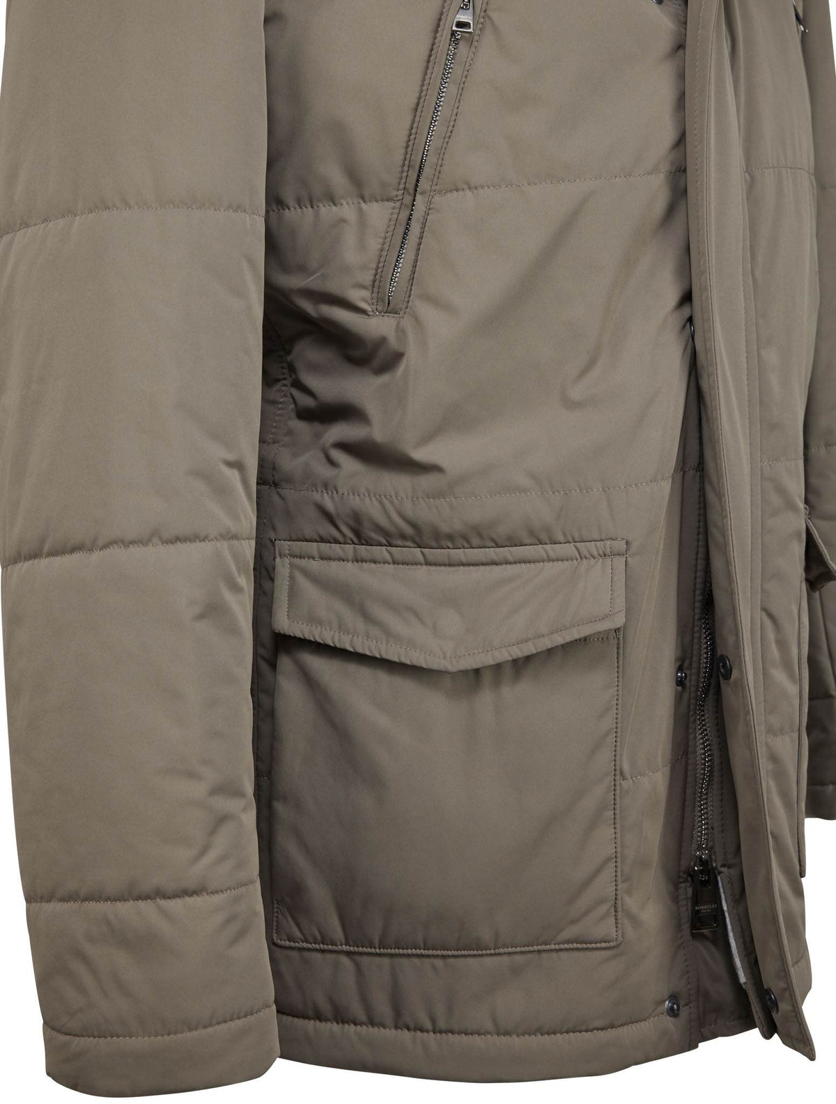 Luigi Borrelli Brown Pl Coat