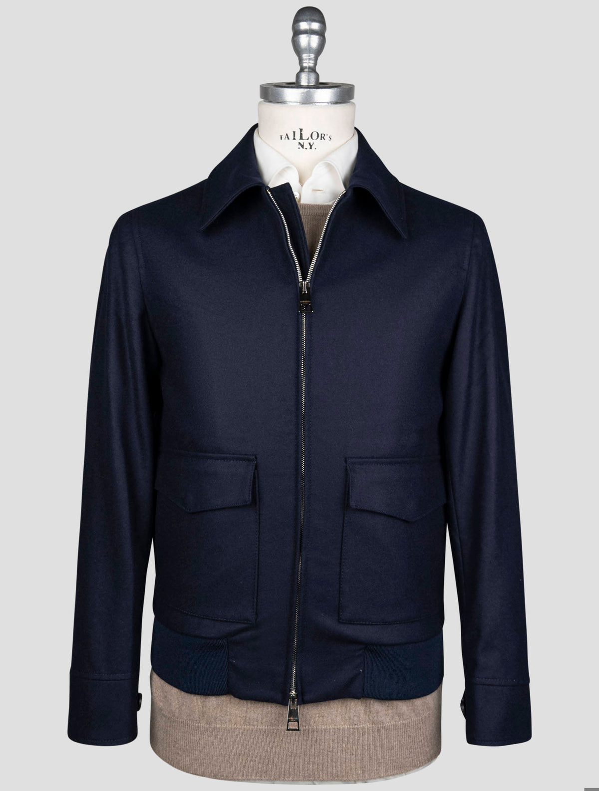 Luigi Borrelli Luigi Borrelli Blue Virgin Wool Coat Blue 000