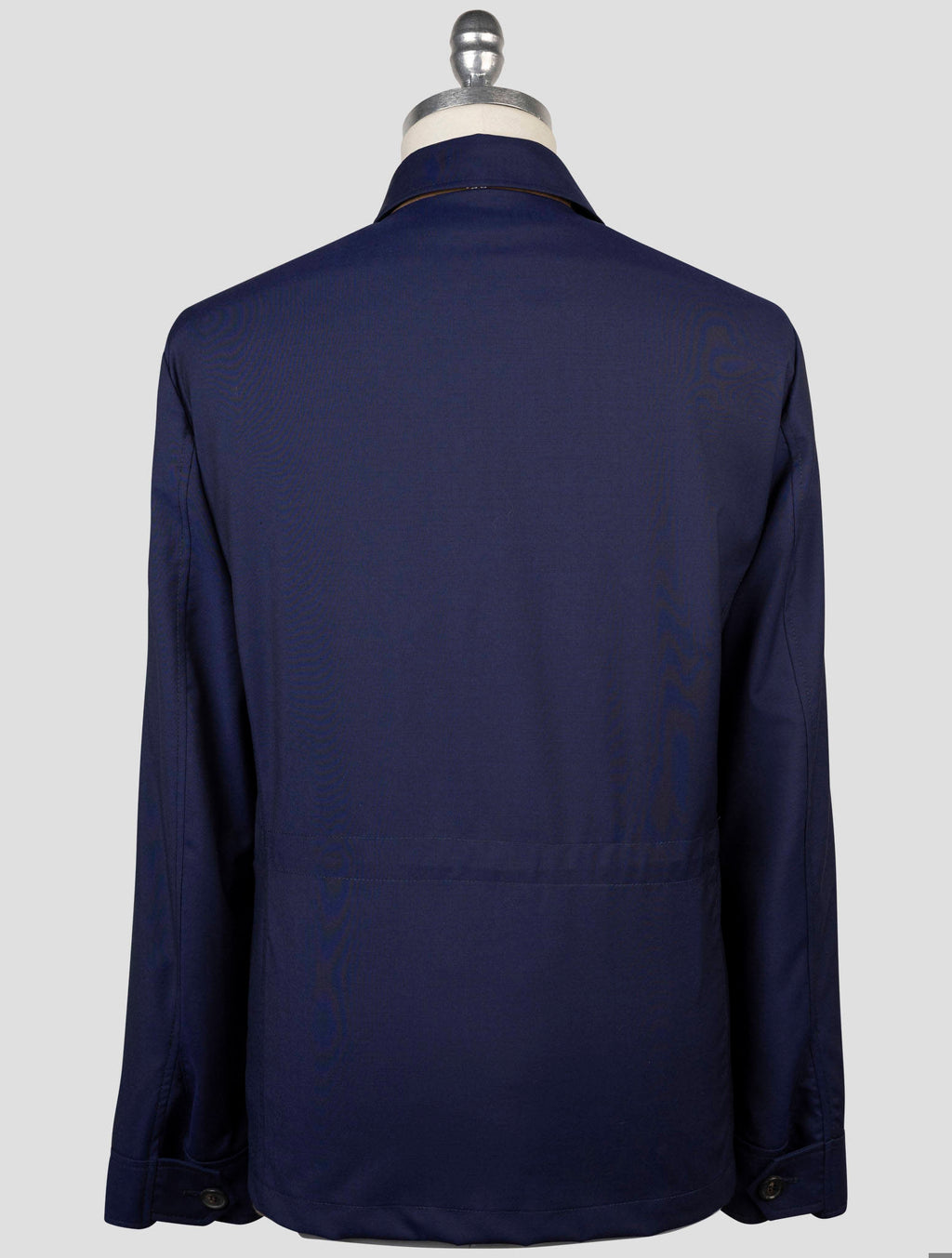 Luigi Borrelli Blue Virgin Wool Coat