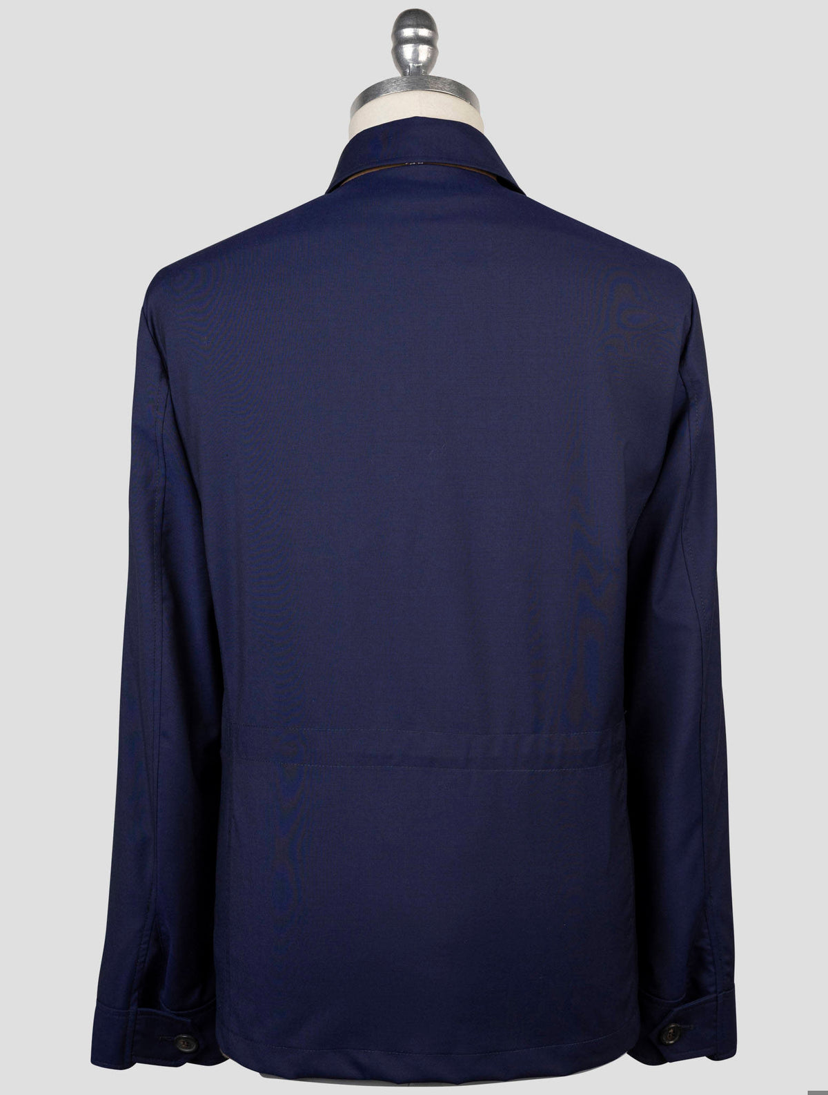 Luigi Borrelli Blue Virgin Wool Coat
