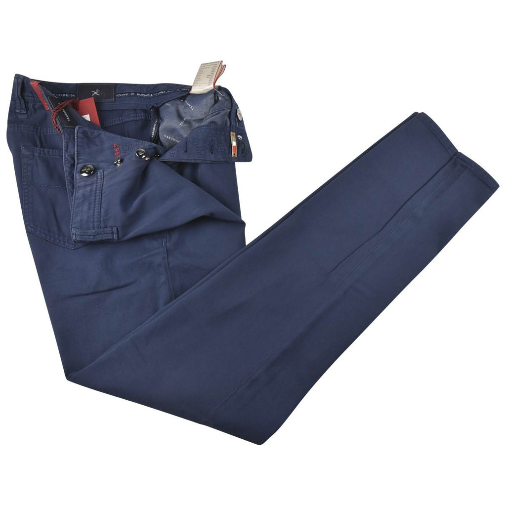 Tramarossa Tramarossa Blue Cotton Ea Pants Blue 001