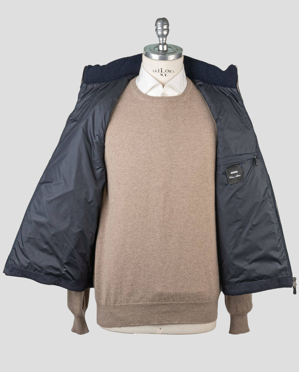 Cesare Attolini Blue Cashmere Vest
