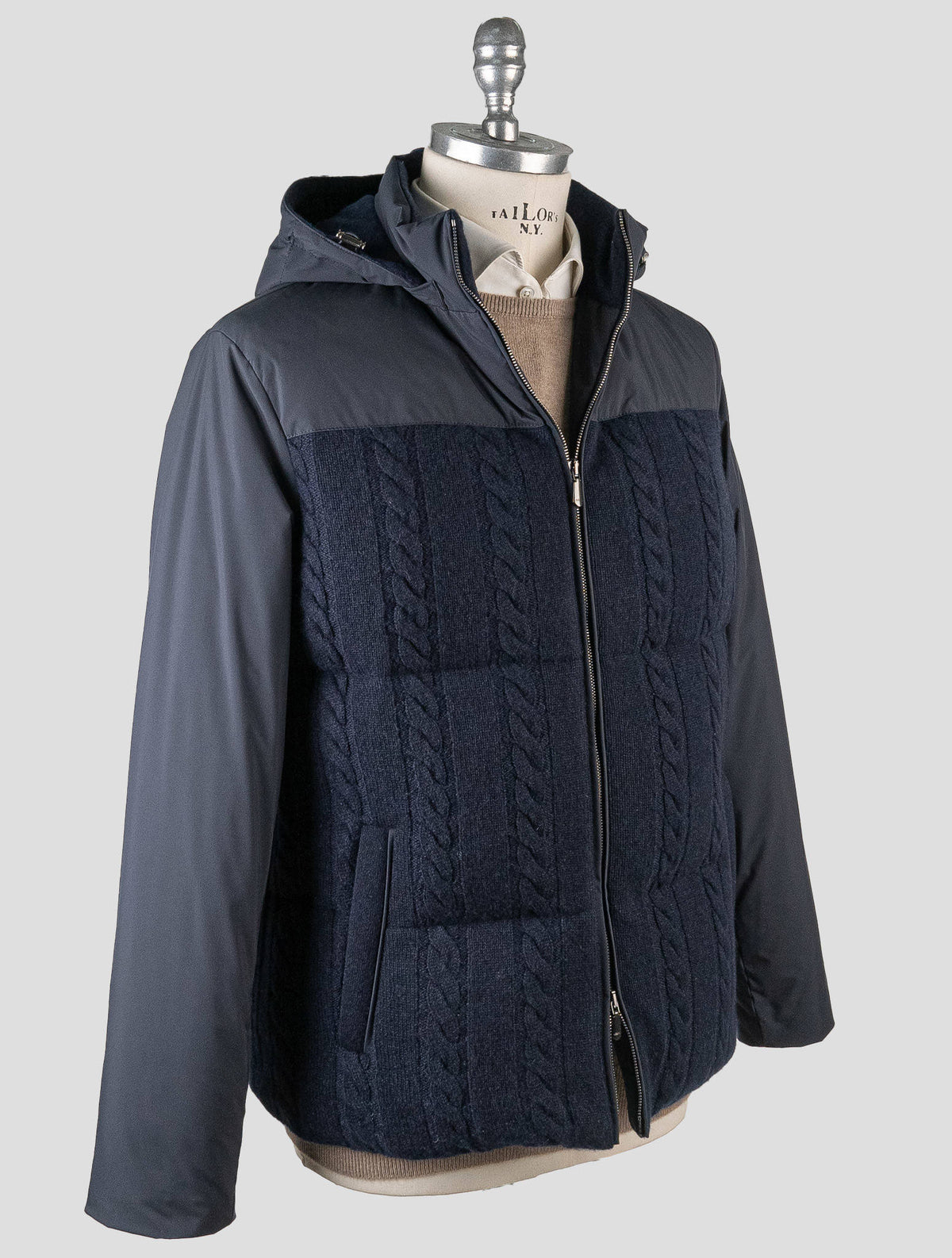 Cesare Attolini Cesare Attolini Blue Cashmere Pl Coat Blue 001