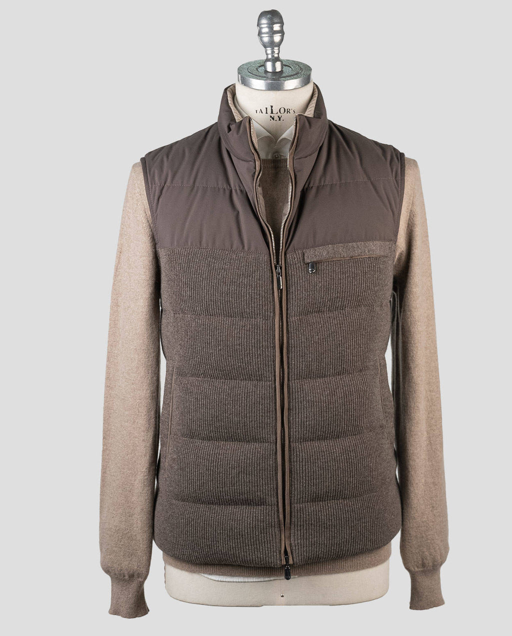 Cesare Attolini Brown Cashmere Vest